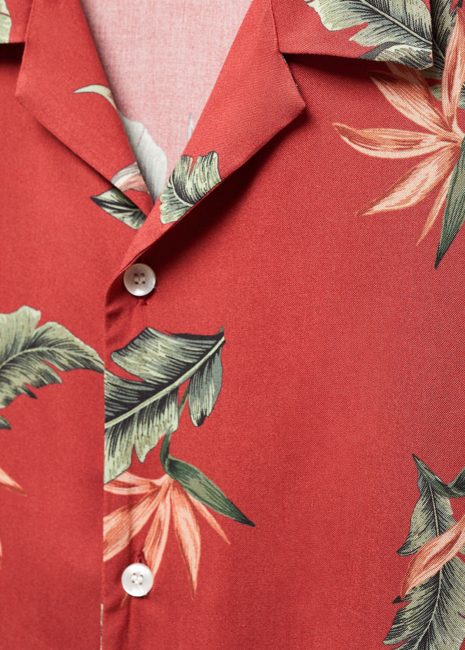 Regular-fit Hawaiian-print shirt - Details of the article 8