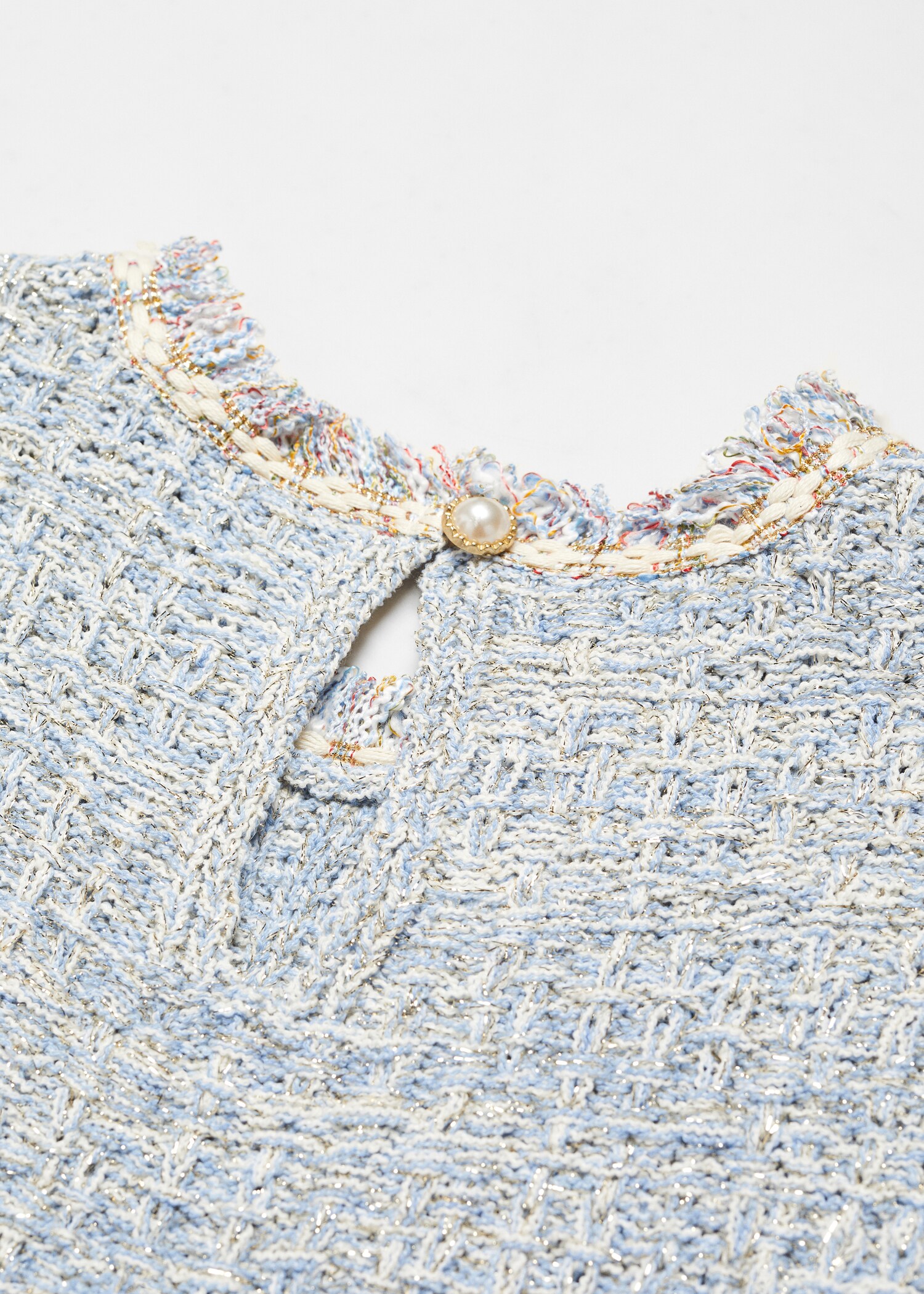 Tweedtop mit Schmuckknopf - Detail des Artikels 8
