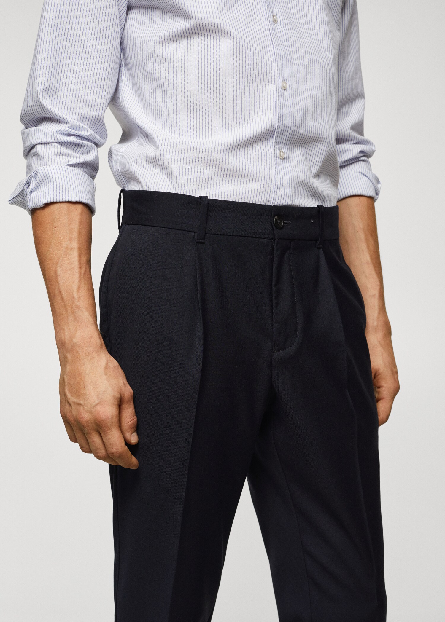 Pantalon pinces laine vierge - Détail de l'article 1