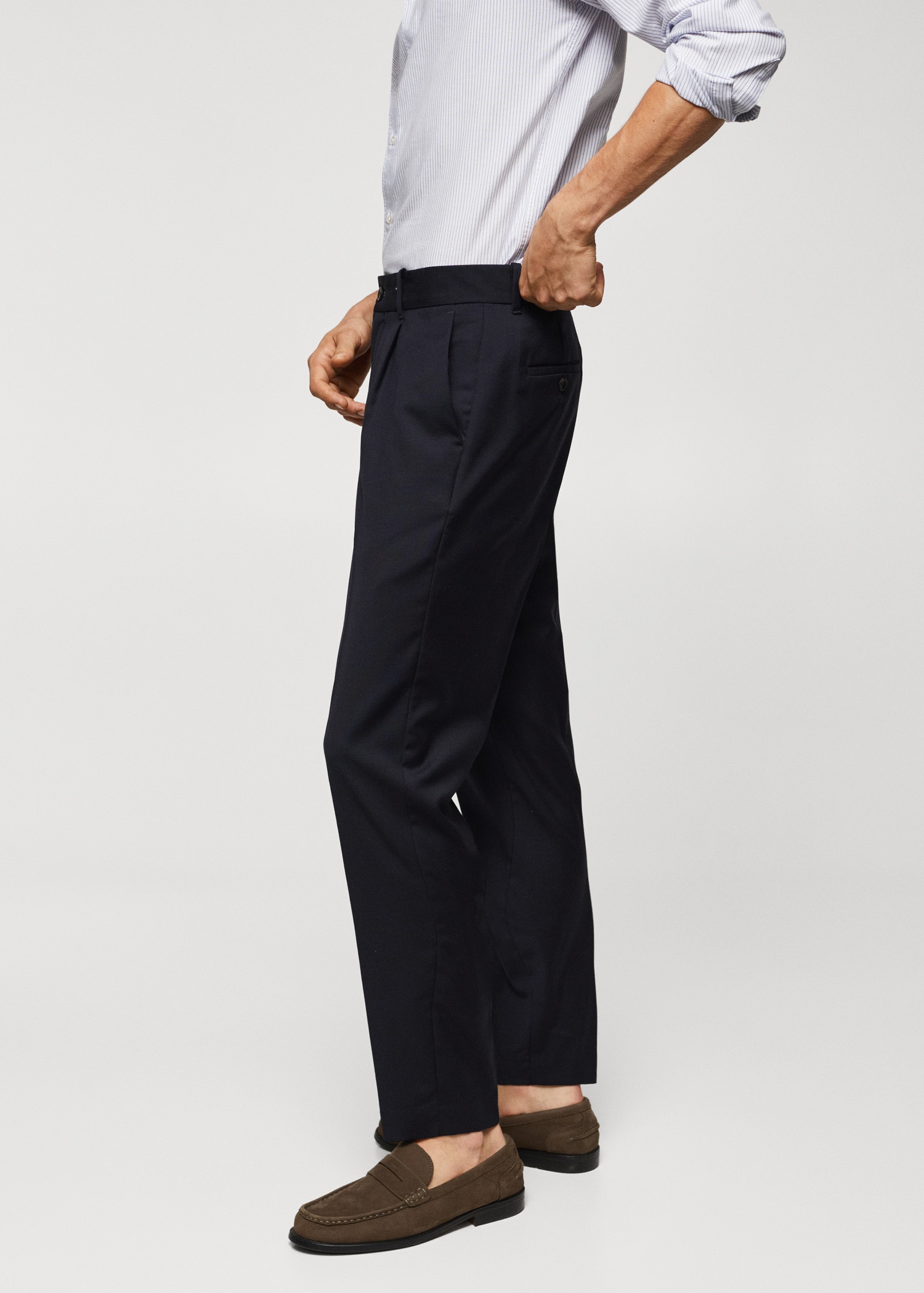 Pantalon pinces laine vierge - Détail de l'article 2
