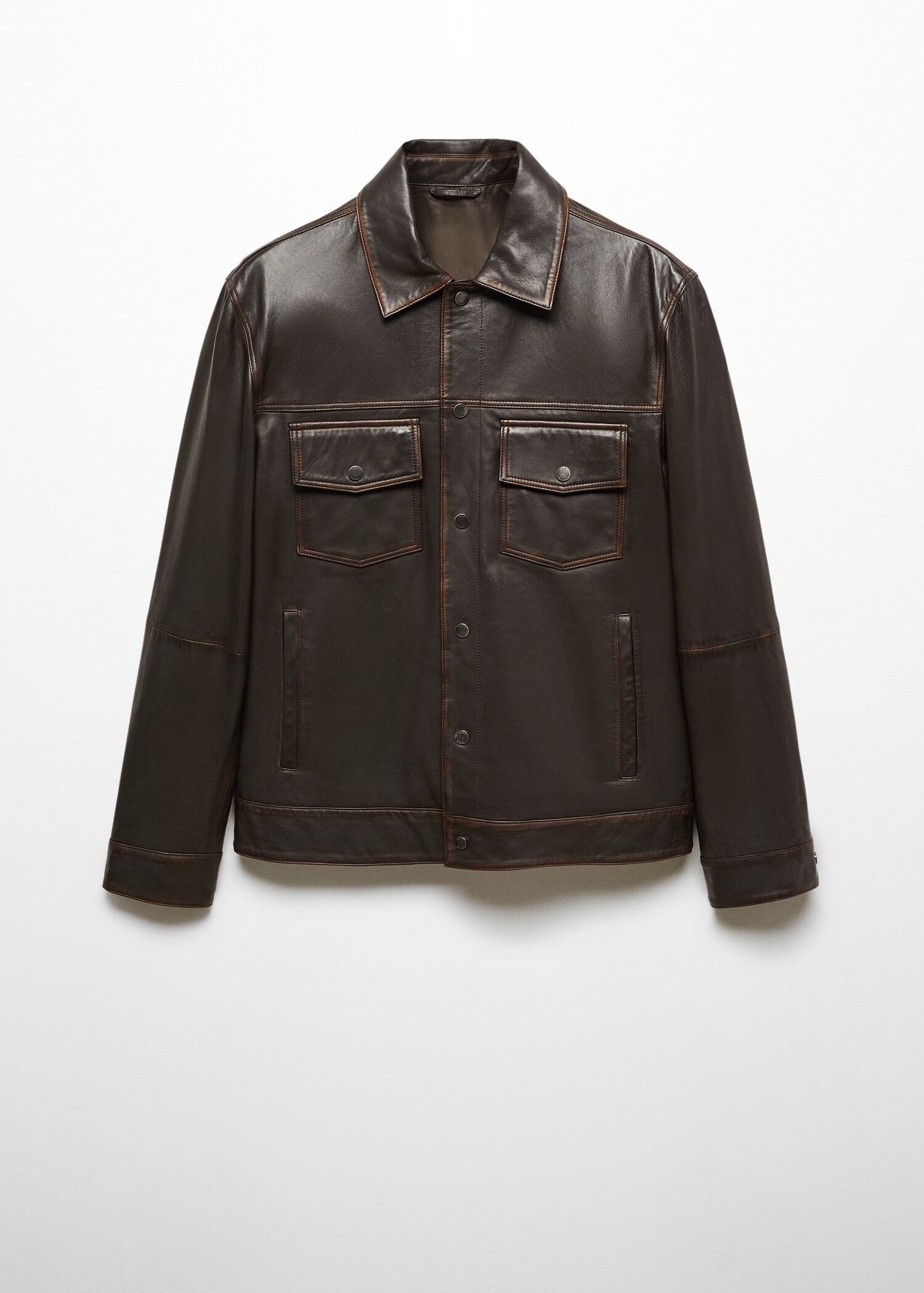 Lederjacke im Used-Look - Artikel ohne Model