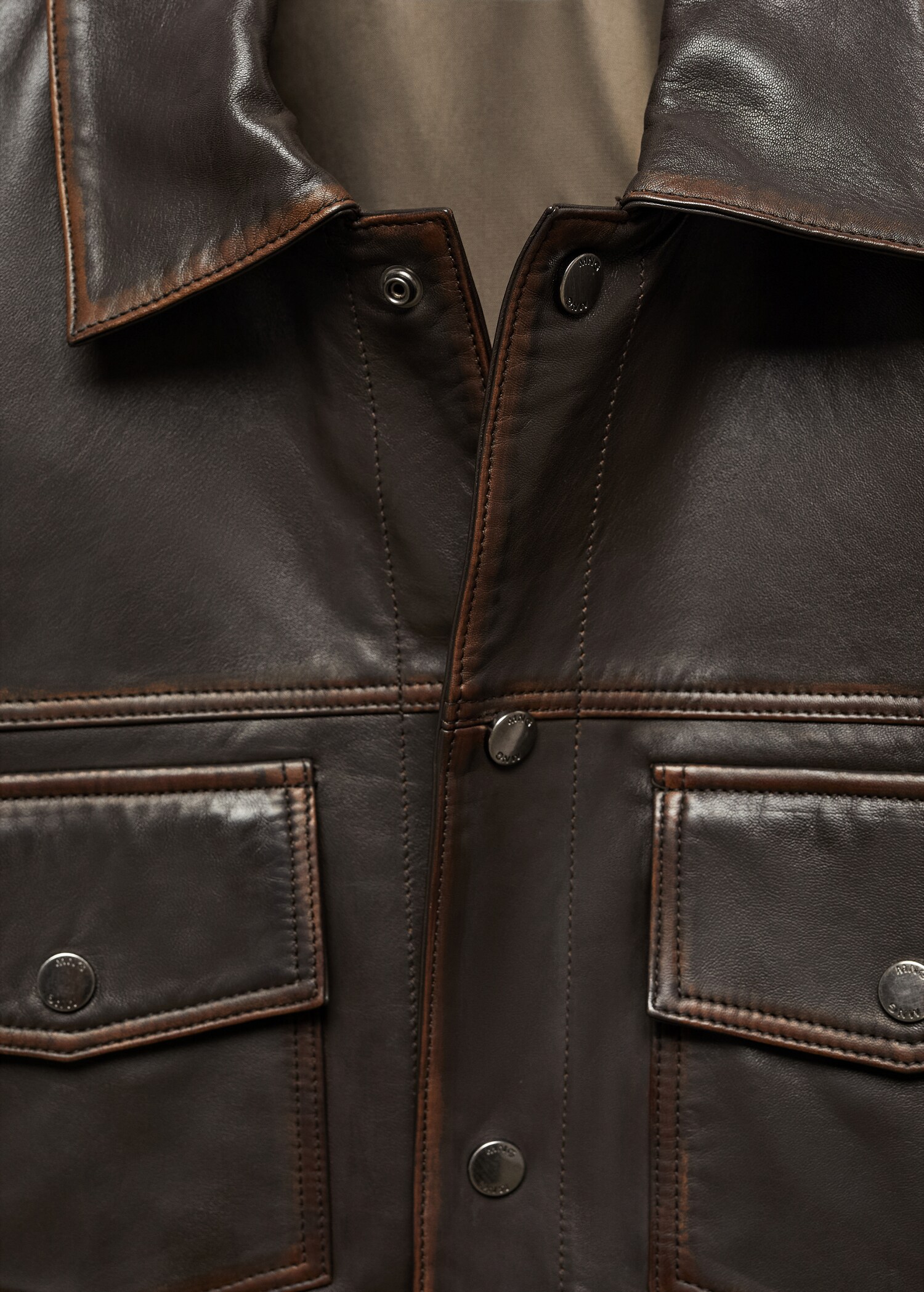 Lederjacke im Used-Look - Detail des Artikels 8