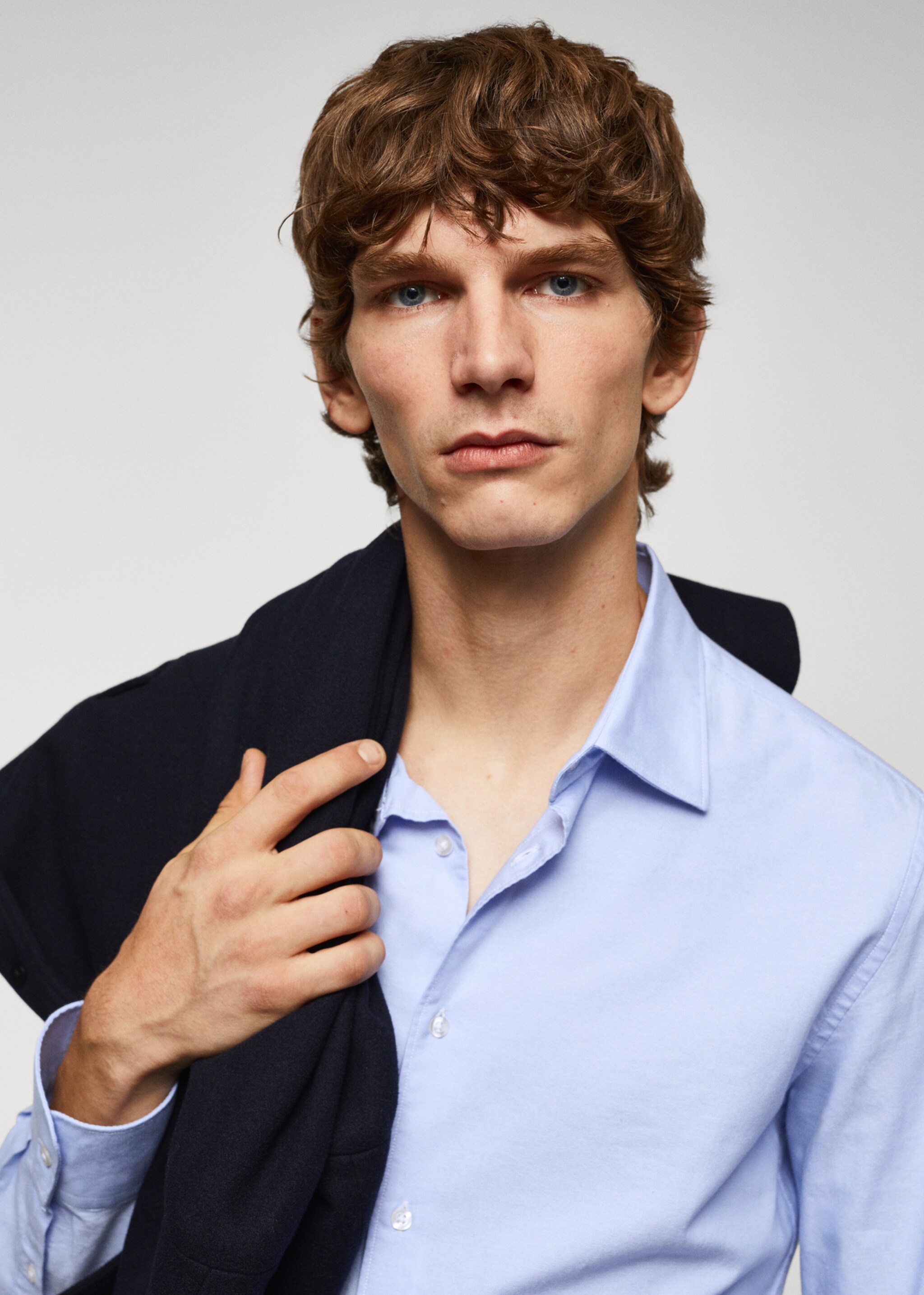 Camisa slim fit algodón Oxford - Detalle del artículo 1