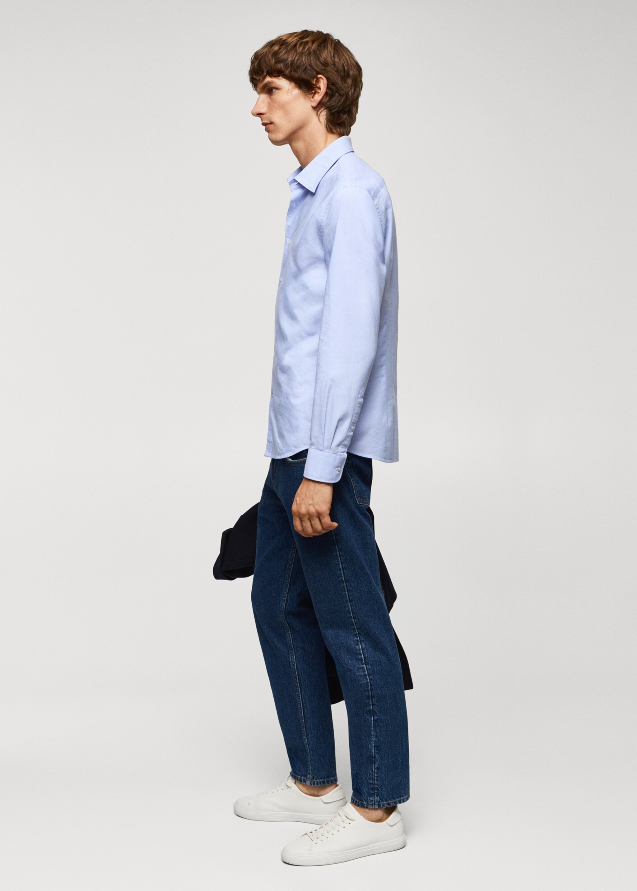Camisa slim fit algodón Oxford - Detalle del artículo 2