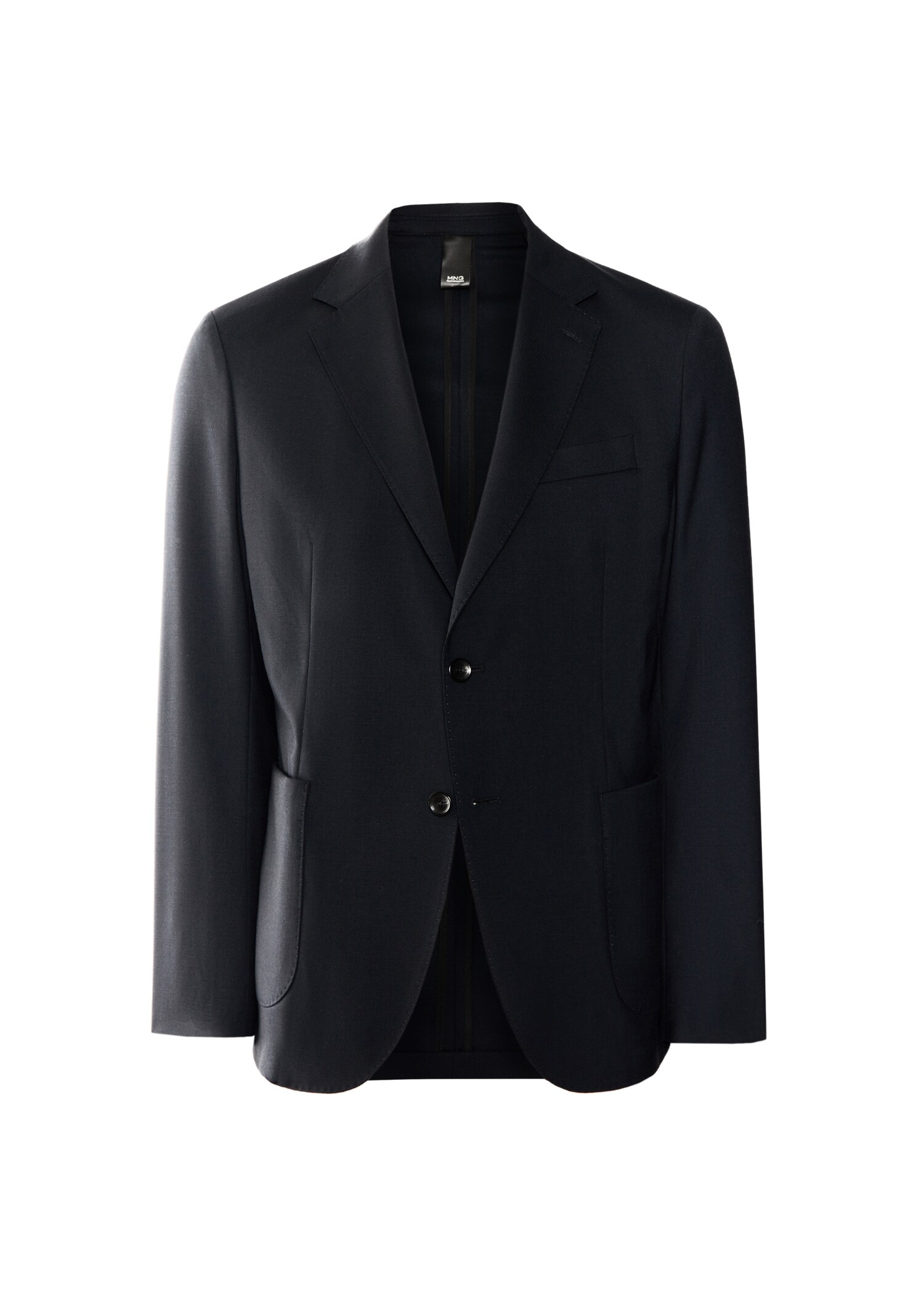 Stretch virgin wool suit jacket - Article without model