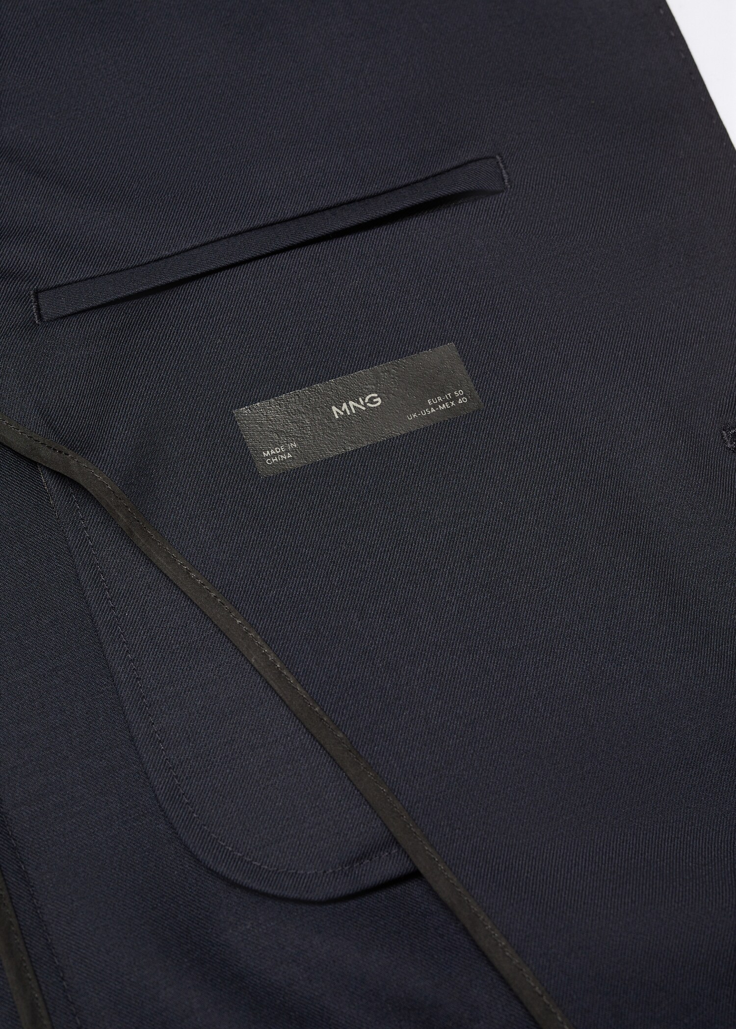 Stretch virgin wool suit jacket - Details of the article 8