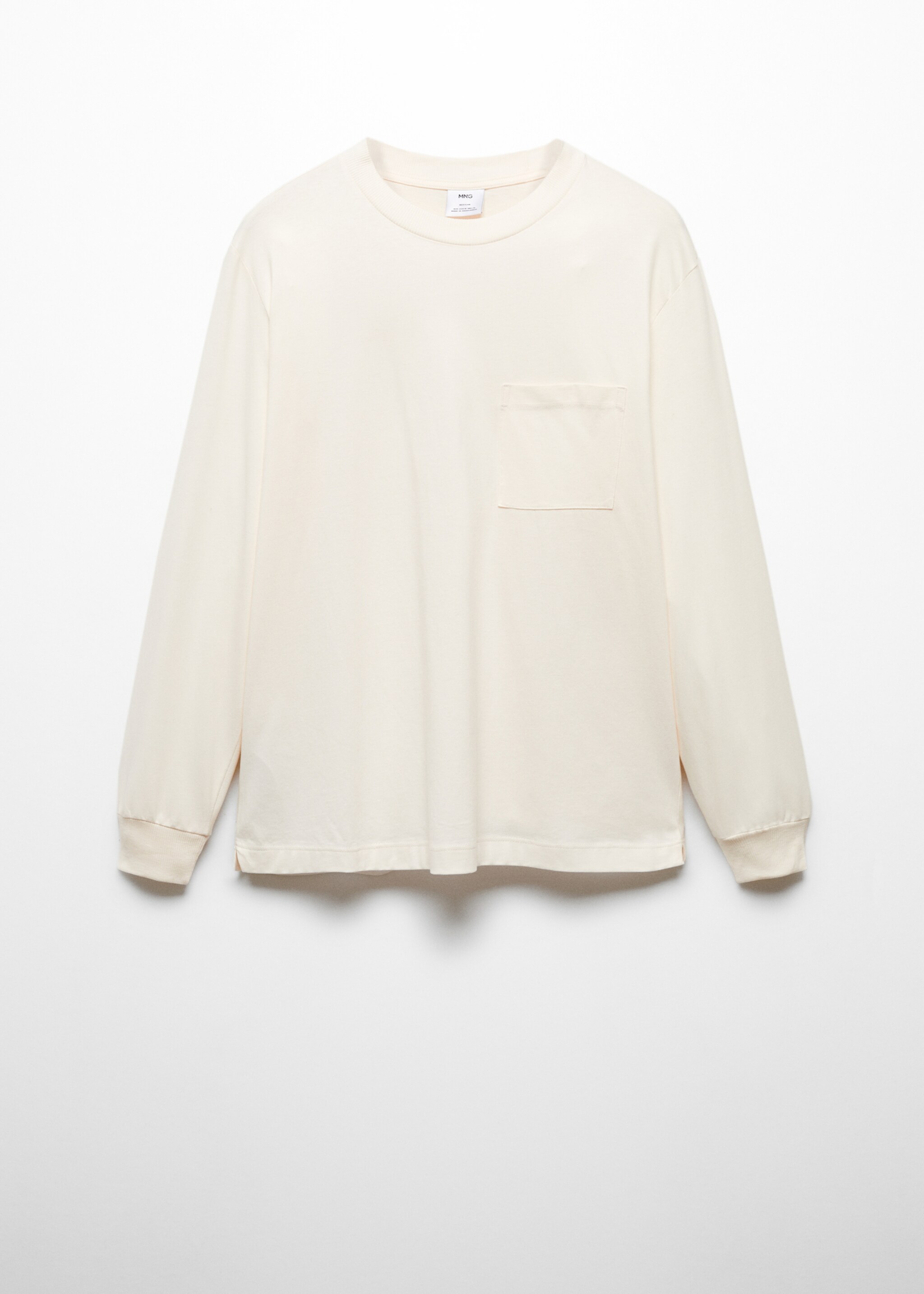 Long-sleeved t-shirt with pockets - Article without model