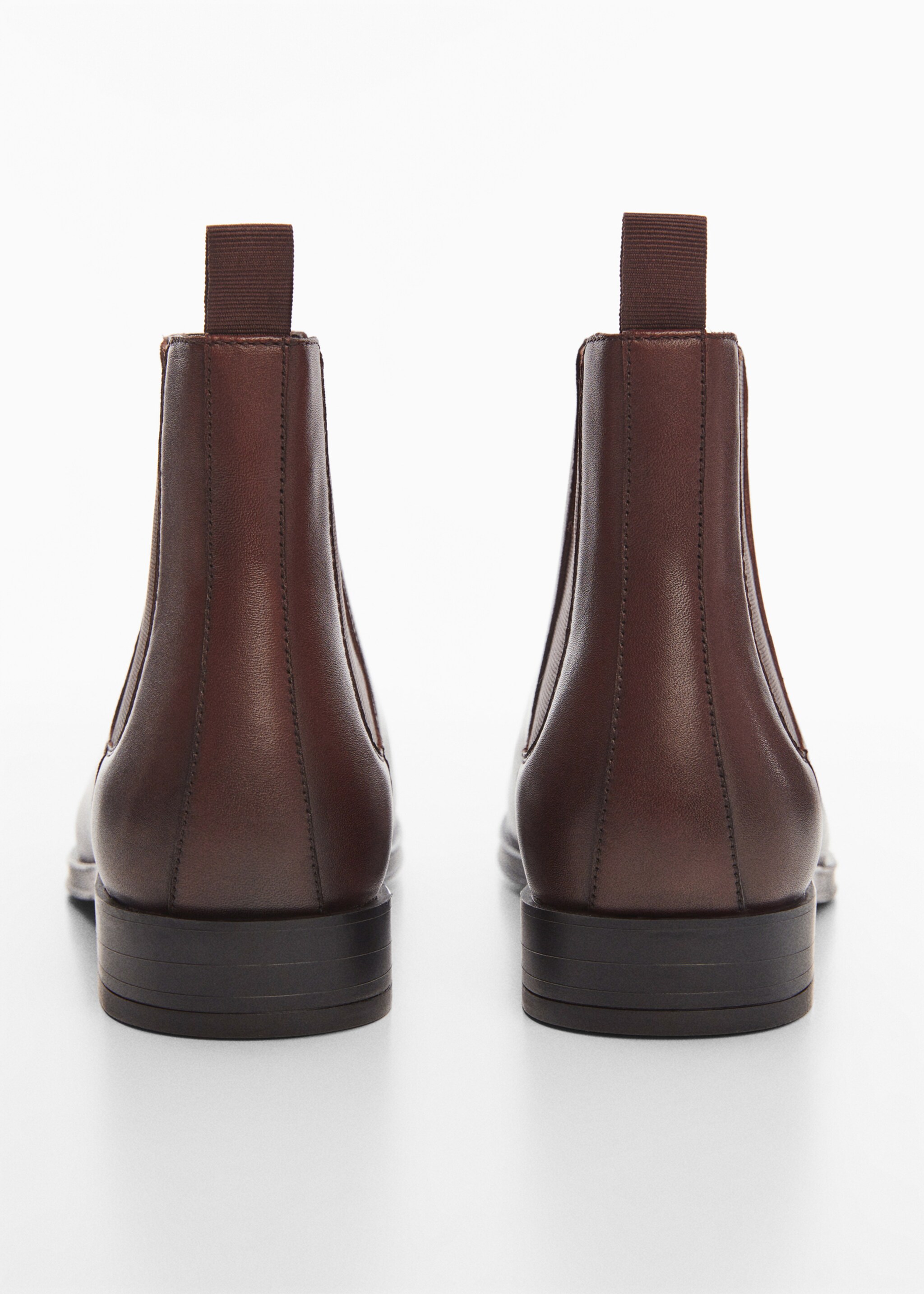 Polished leather chelsea boots - Details of the article 1