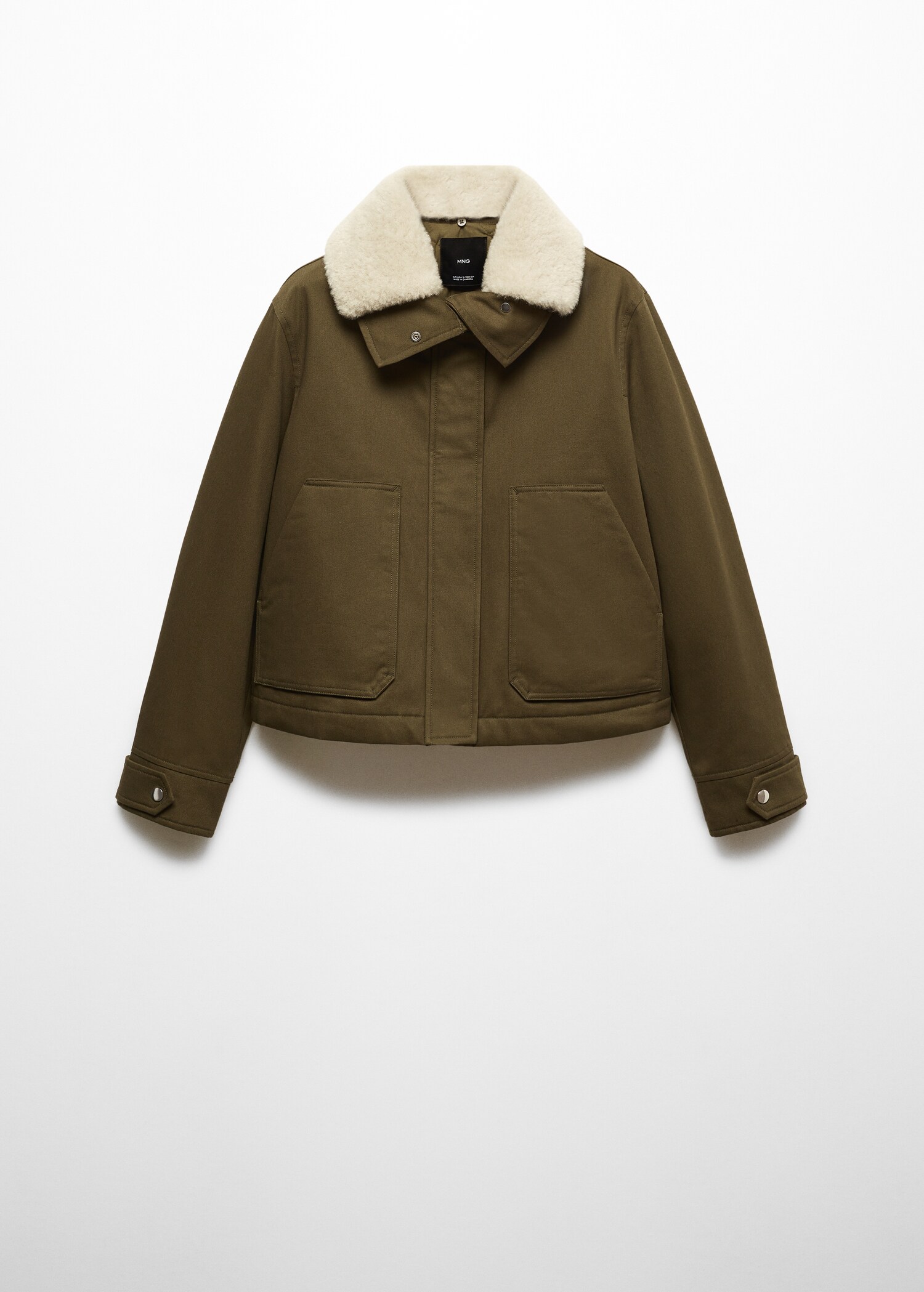 Parka z odpinanym kołnierzem z futra - Artykuł bez modela/modelki