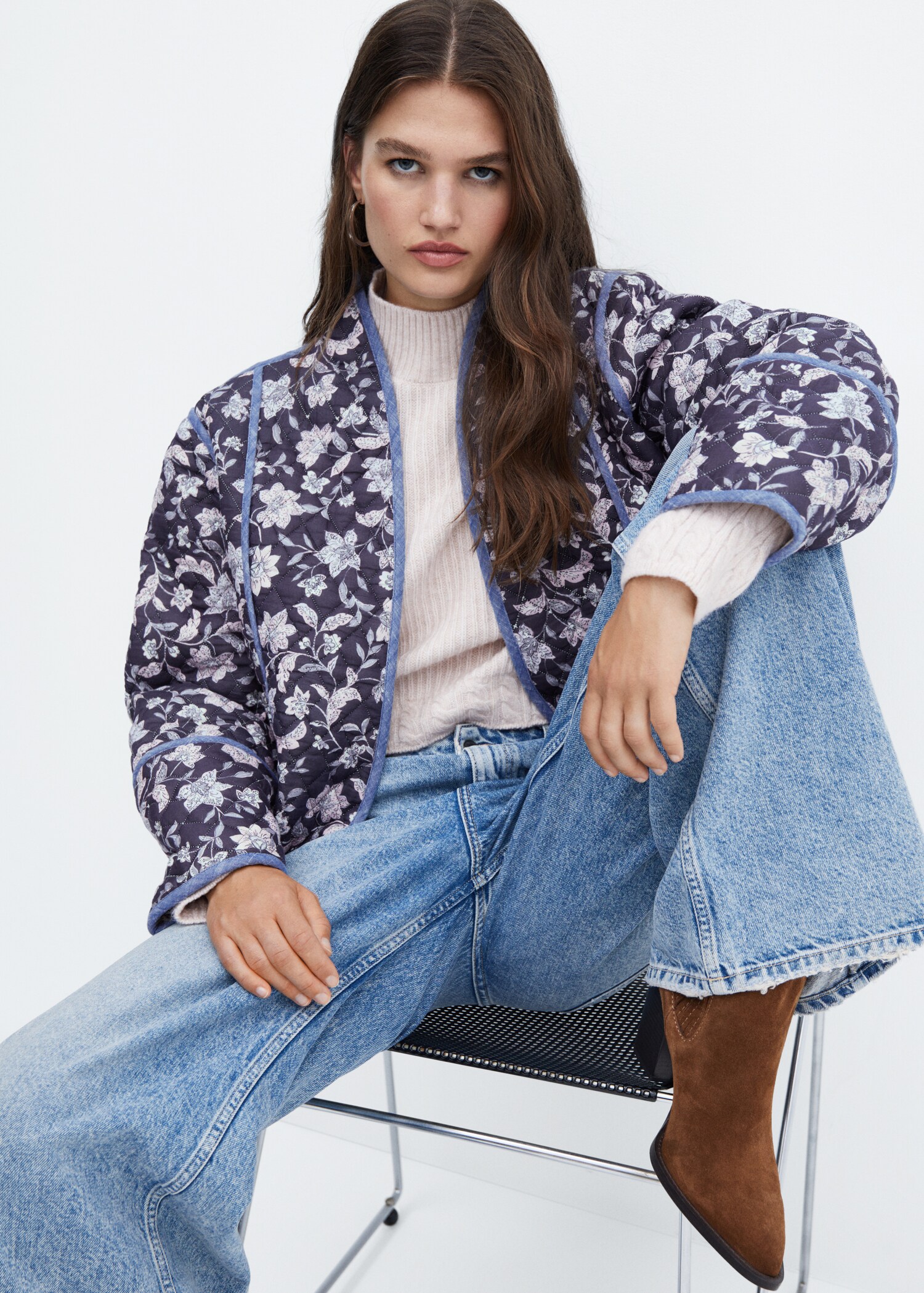 Quilted reversible jacket - Details of the article 6