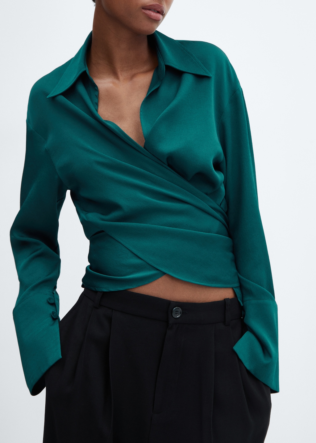 トップス meltthelady wrap laceup tops melt the lady wrap laceup tops - メルカリ