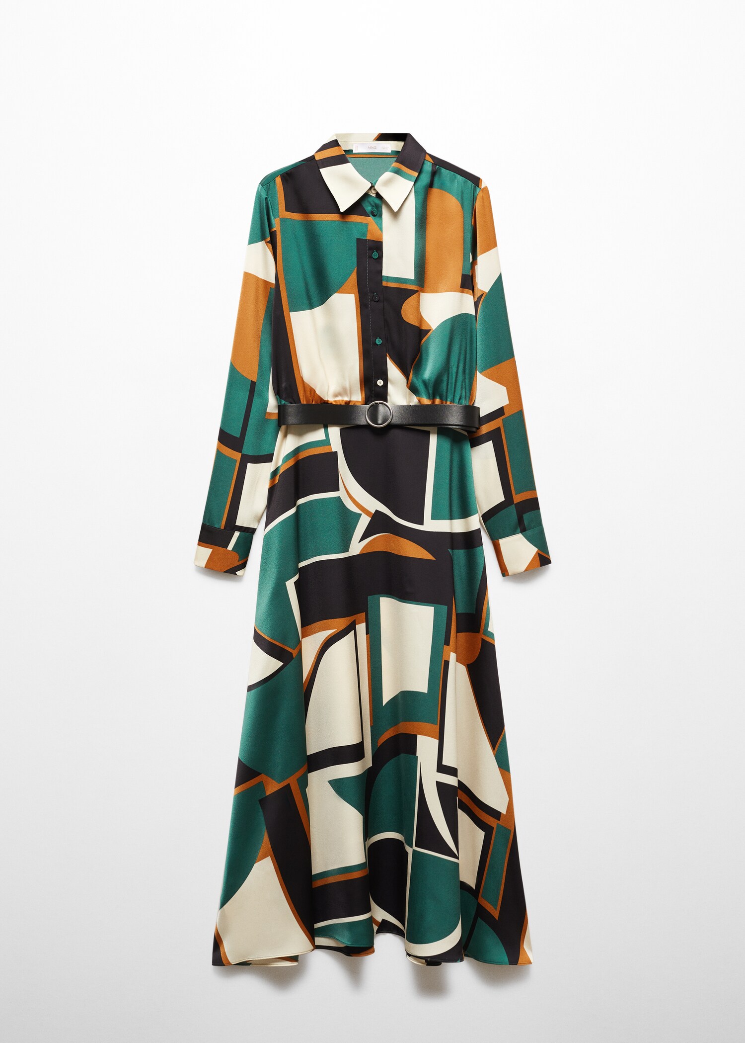 Vestido camisero geométrico - Artículo sin modelo