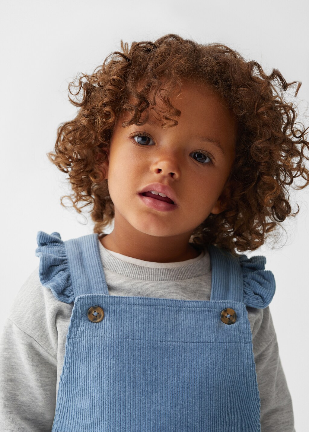 Robe chasuble velours cotele Fille MANGO OUTLET Luxembourg
