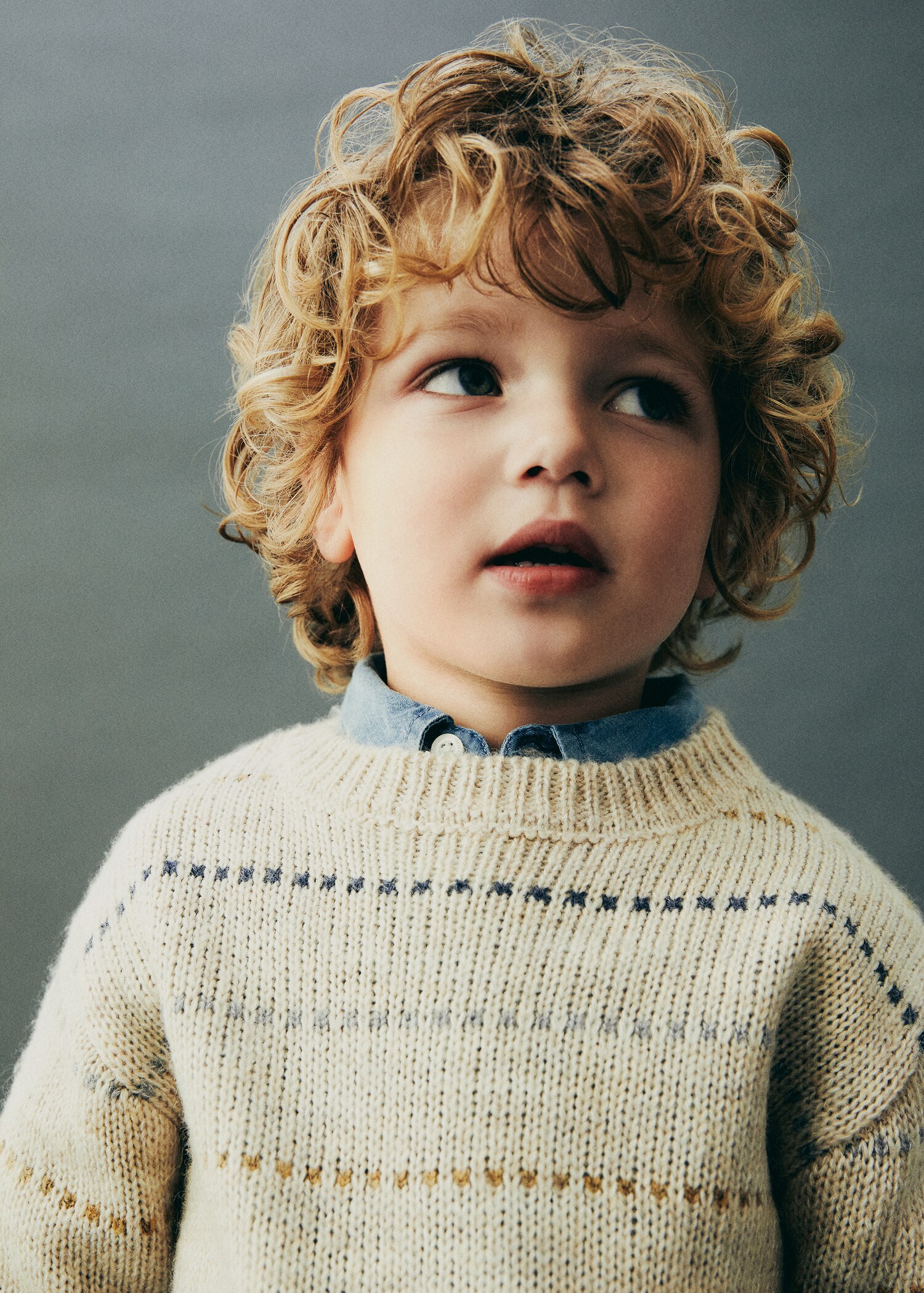 Braided knitted sweater - Details of the article 6