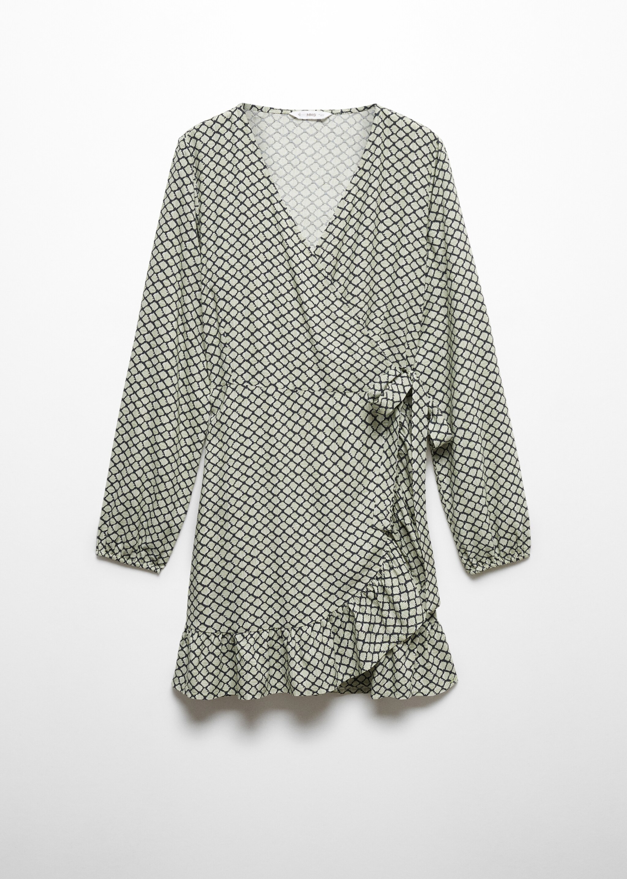 Ruffled printed dress - Article without model