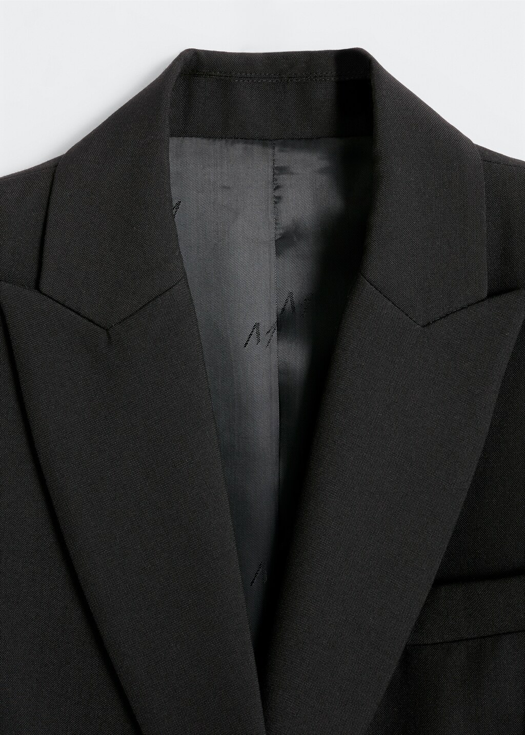 ジャケット・アウター Collarless Double Breasted Suit Jacket ASOS DESIGN collarless double breasted boxy suit jacket in