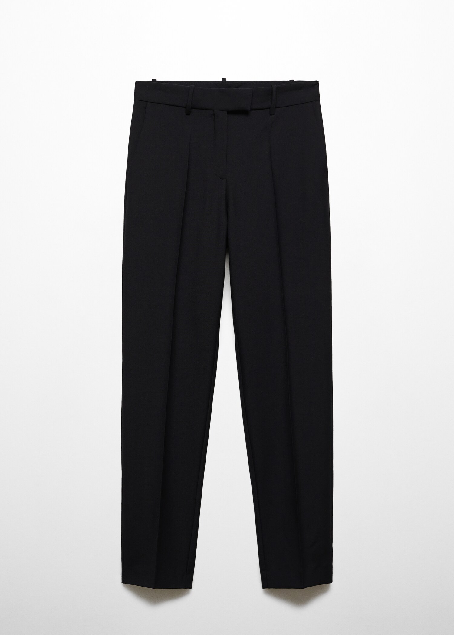 Straight wool suit trousers - Article without model