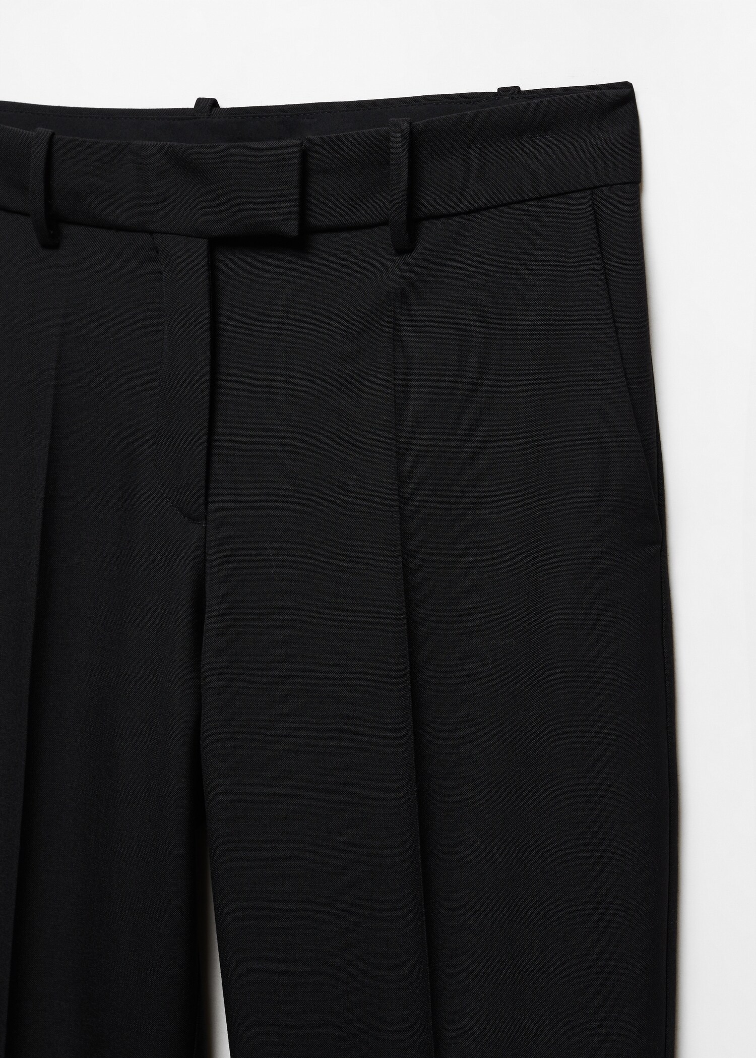 Straight wool suit trousers - Details of the article 8