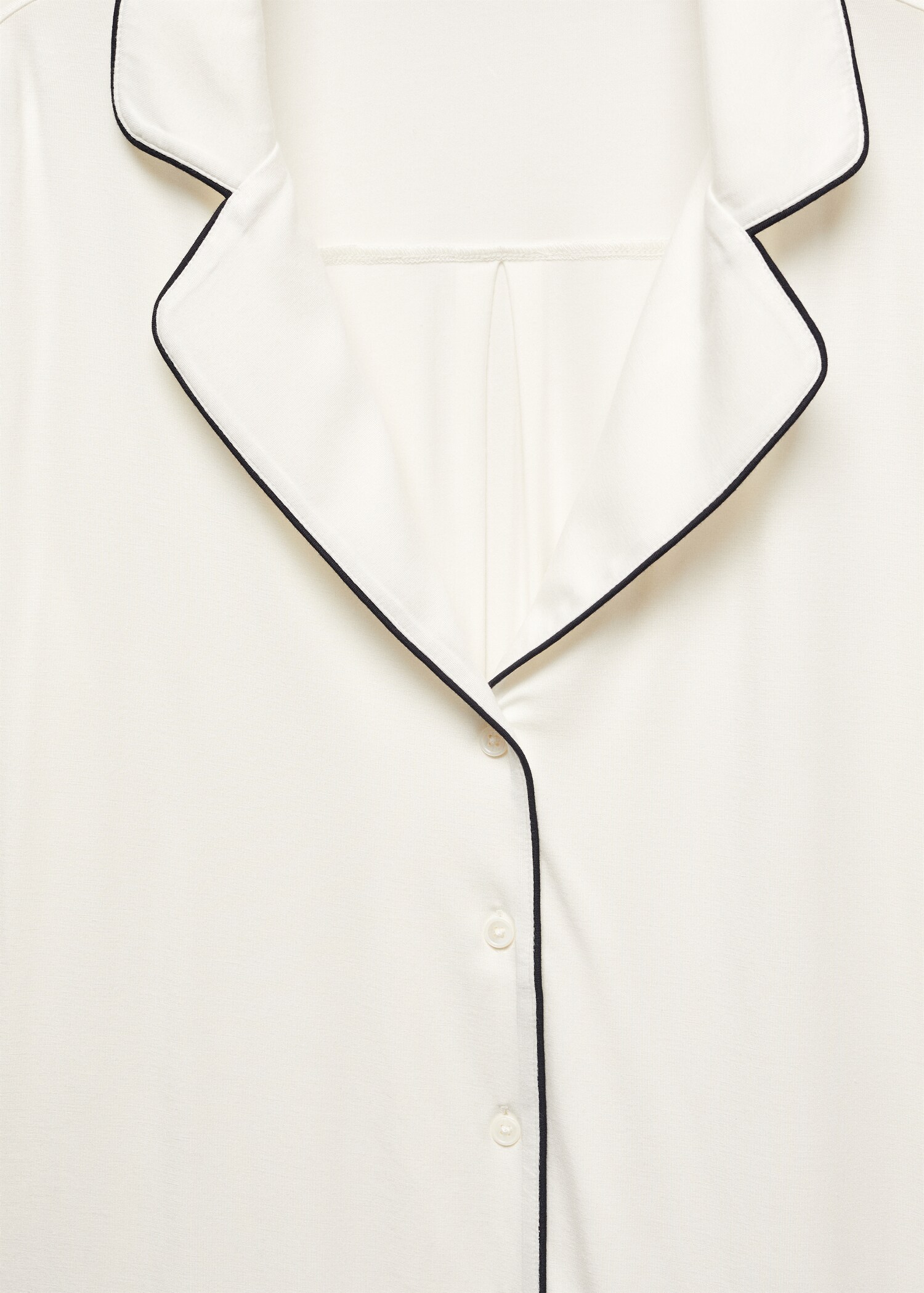 Camisa pijama ribete contraste - Detalle del artículo 8