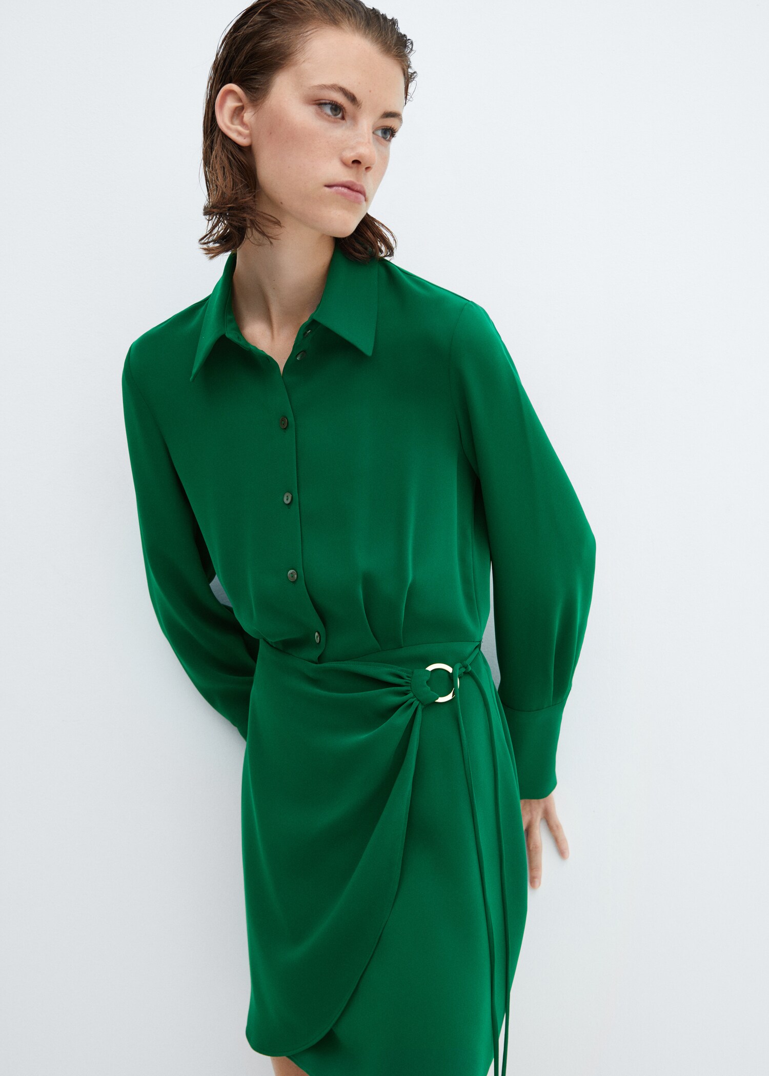 Short shirt dress - Medium plane