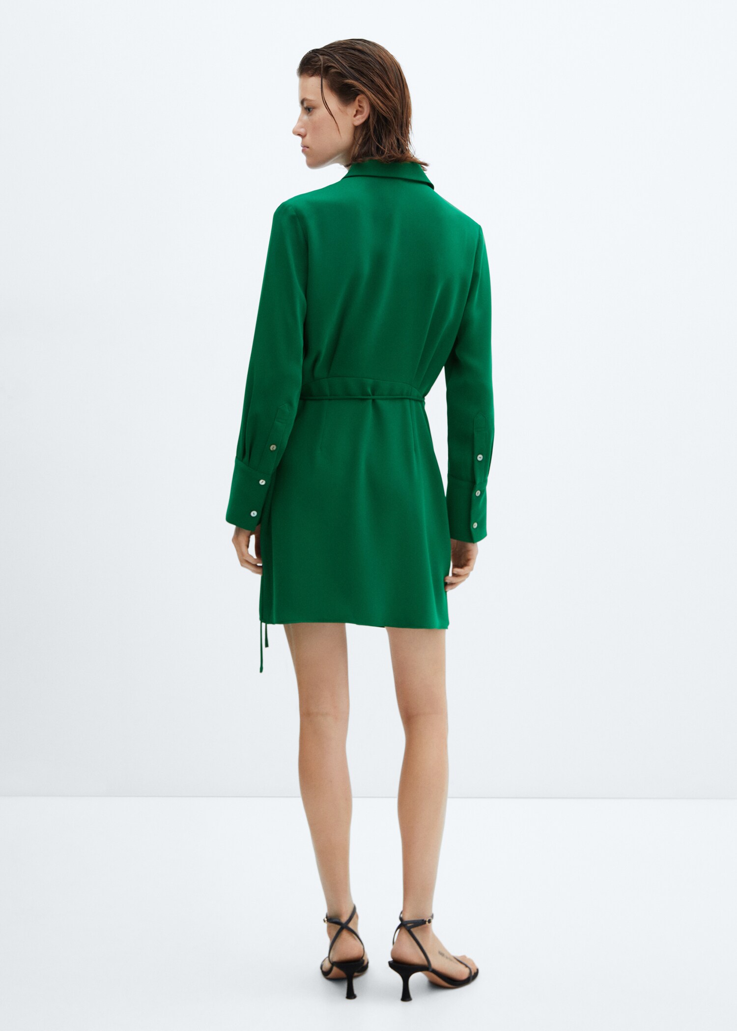 Short shirt dress - Reverse of the article