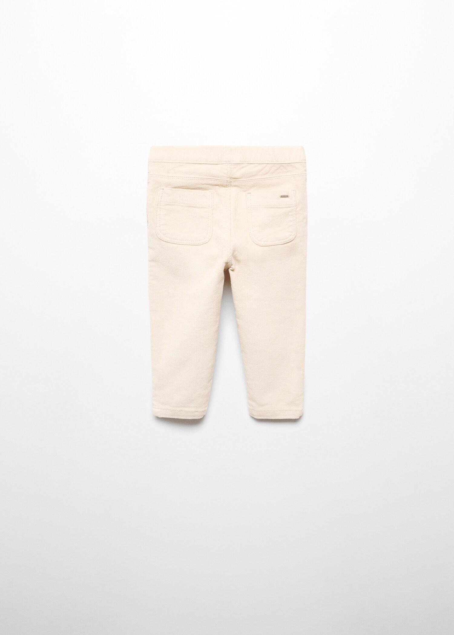 Skinny cotton trousers - Reverse of the article