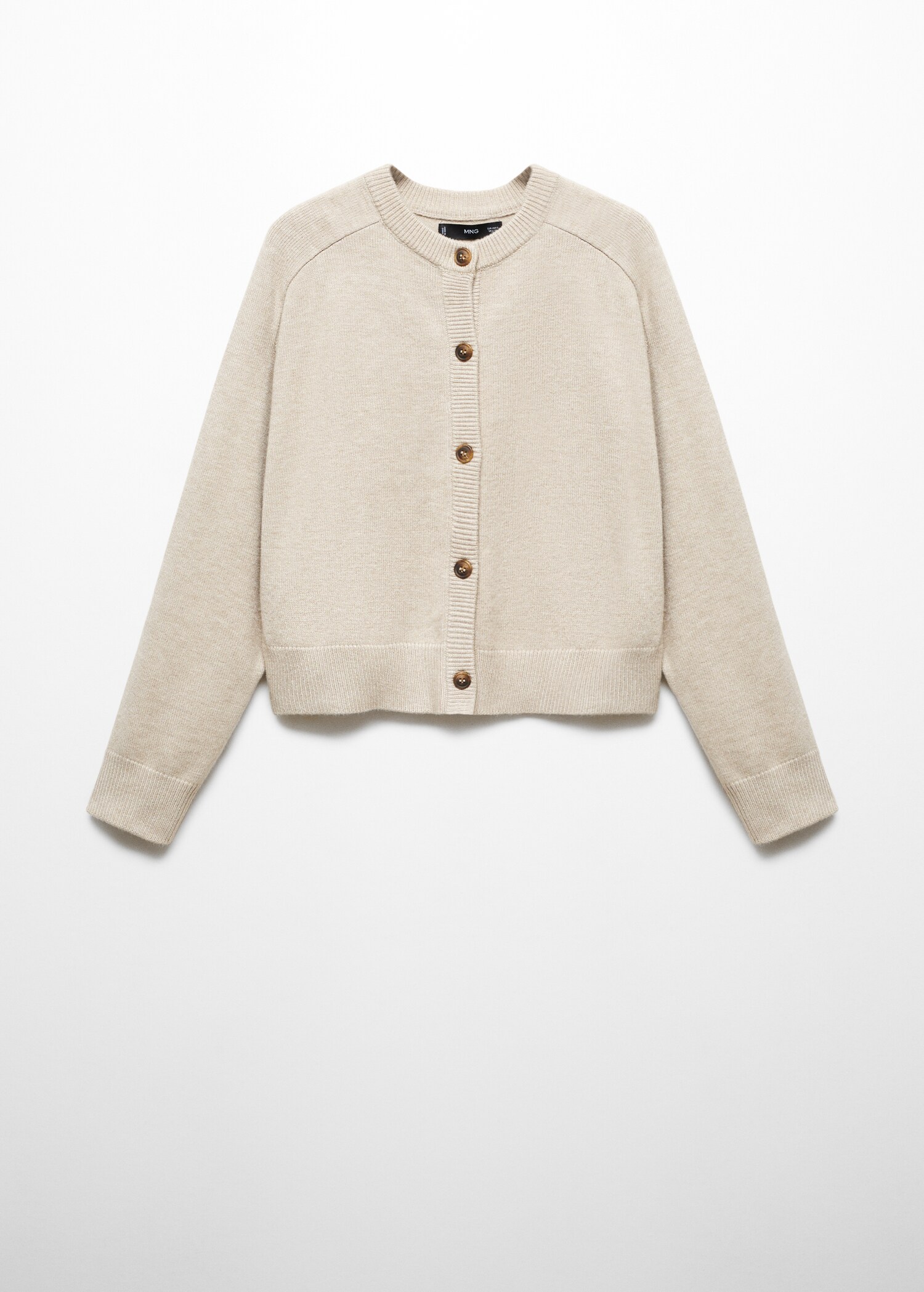 Decorative seams cardigan - Article without model