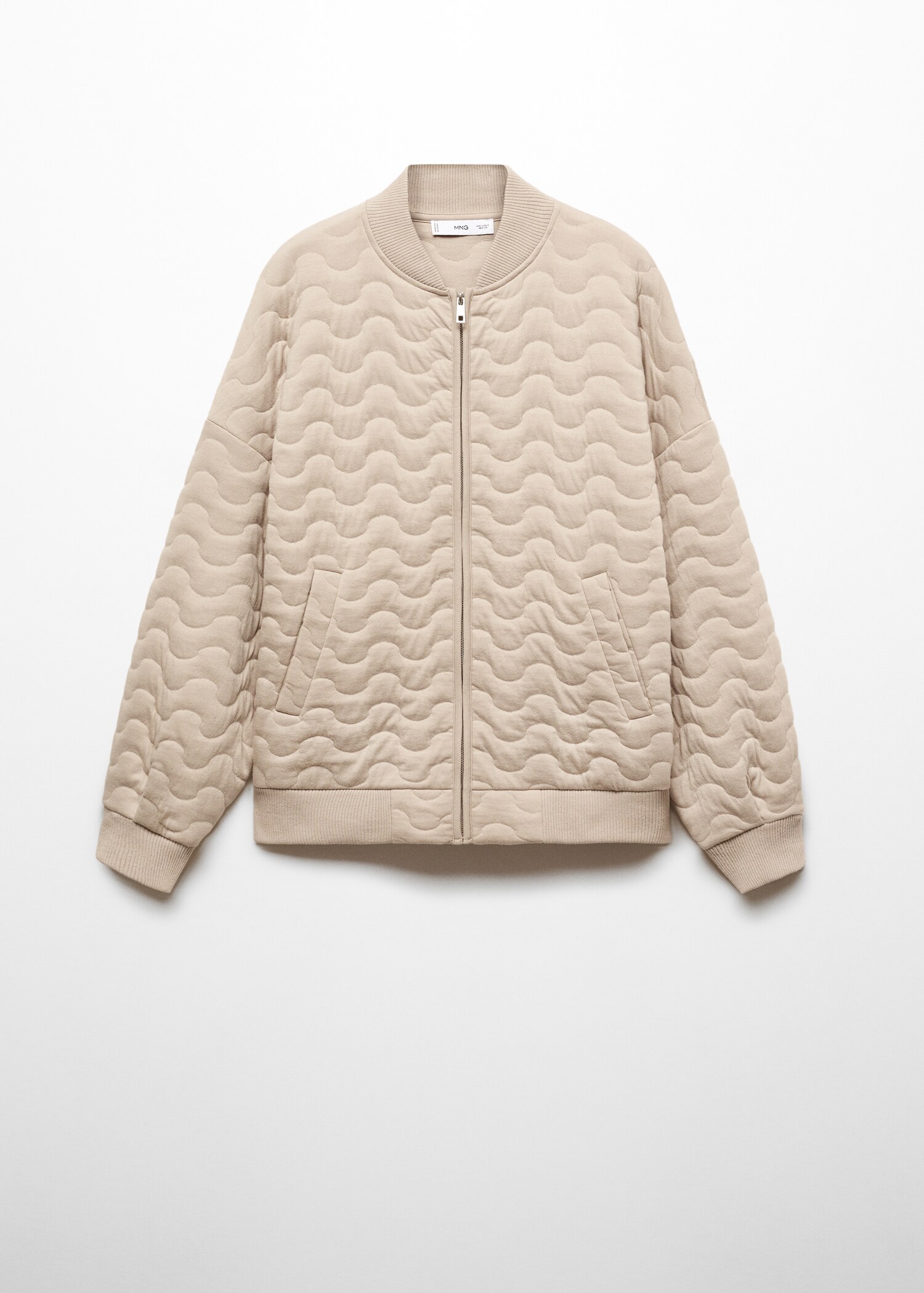 Quilted bomber jacket - Article without model