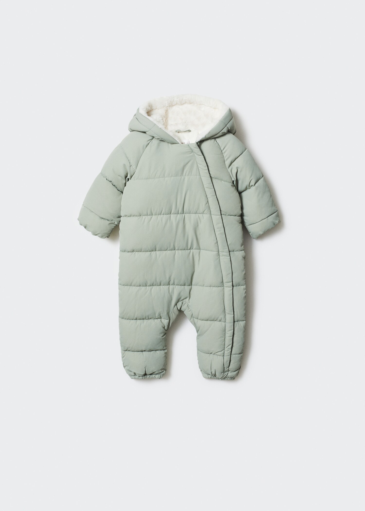 Fur-effect one piece suit - Article without model