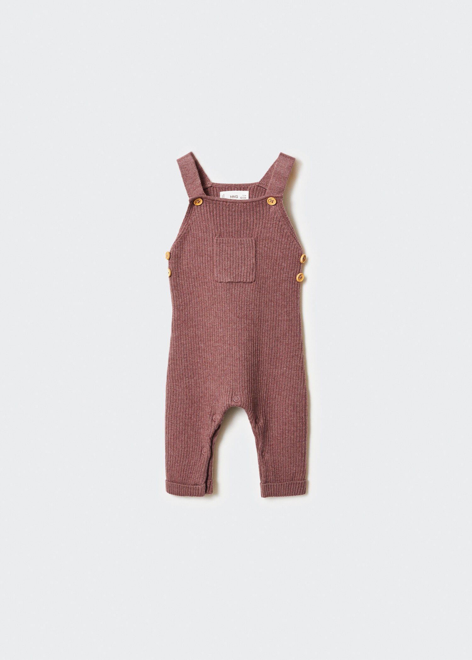 Cotton knit dungarees - Article without model