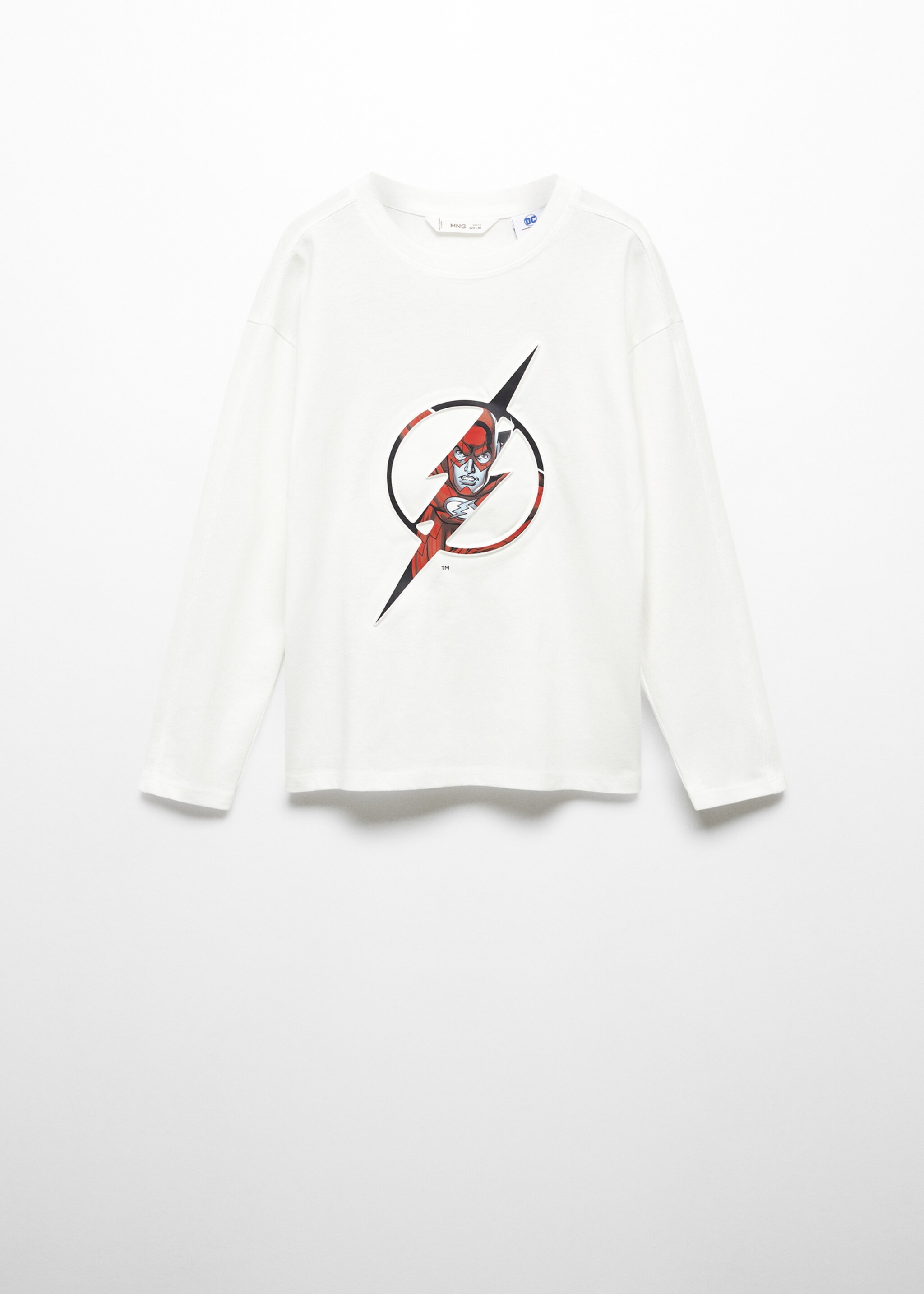 Camiseta algodón superhéroe - Artículo sin modelo, Blanco roto. Ref: 57096719-00.