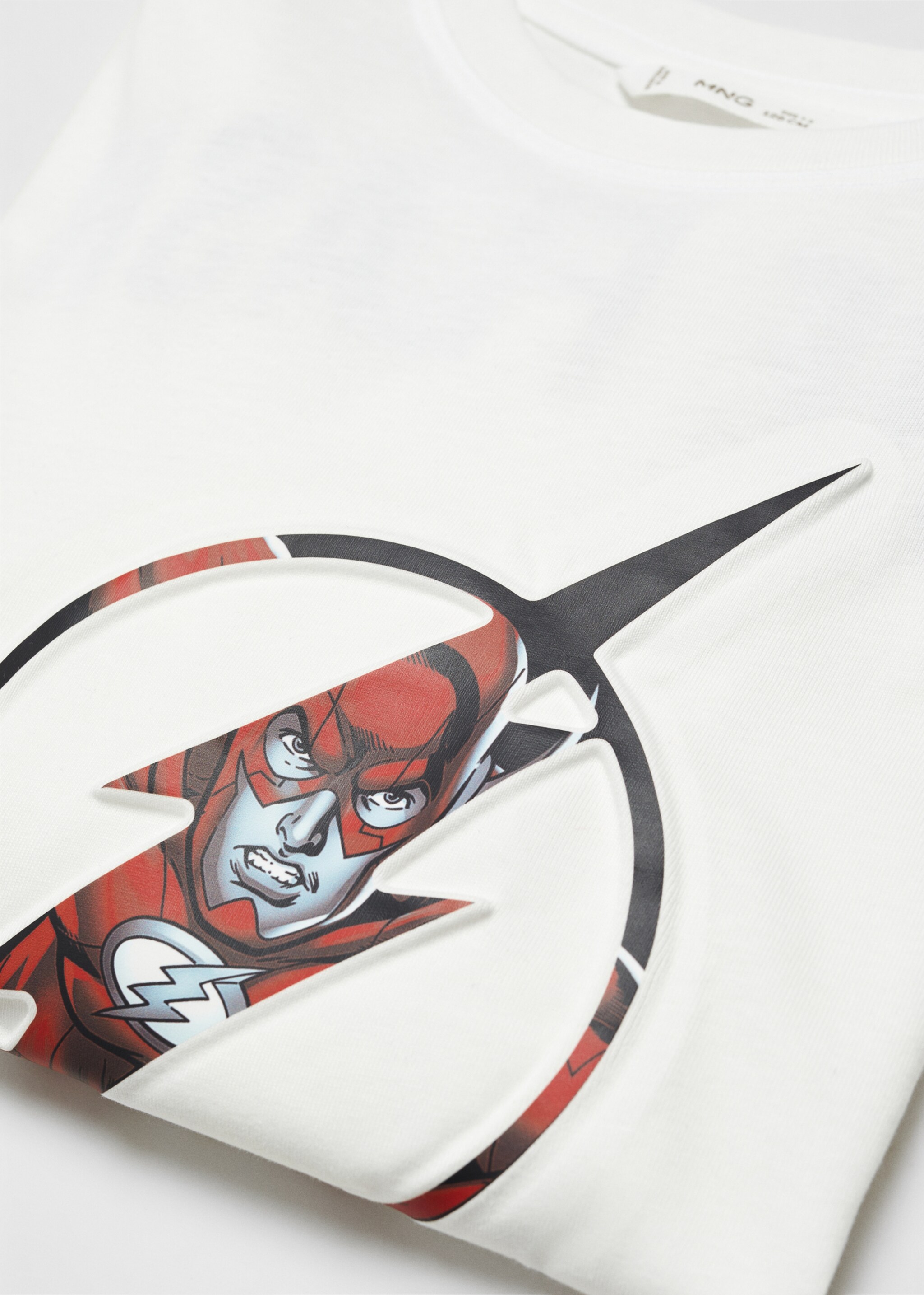 Camiseta algodón superhéroe - Detalle del artículo 8, Blanco roto. Ref: 57096719-00.