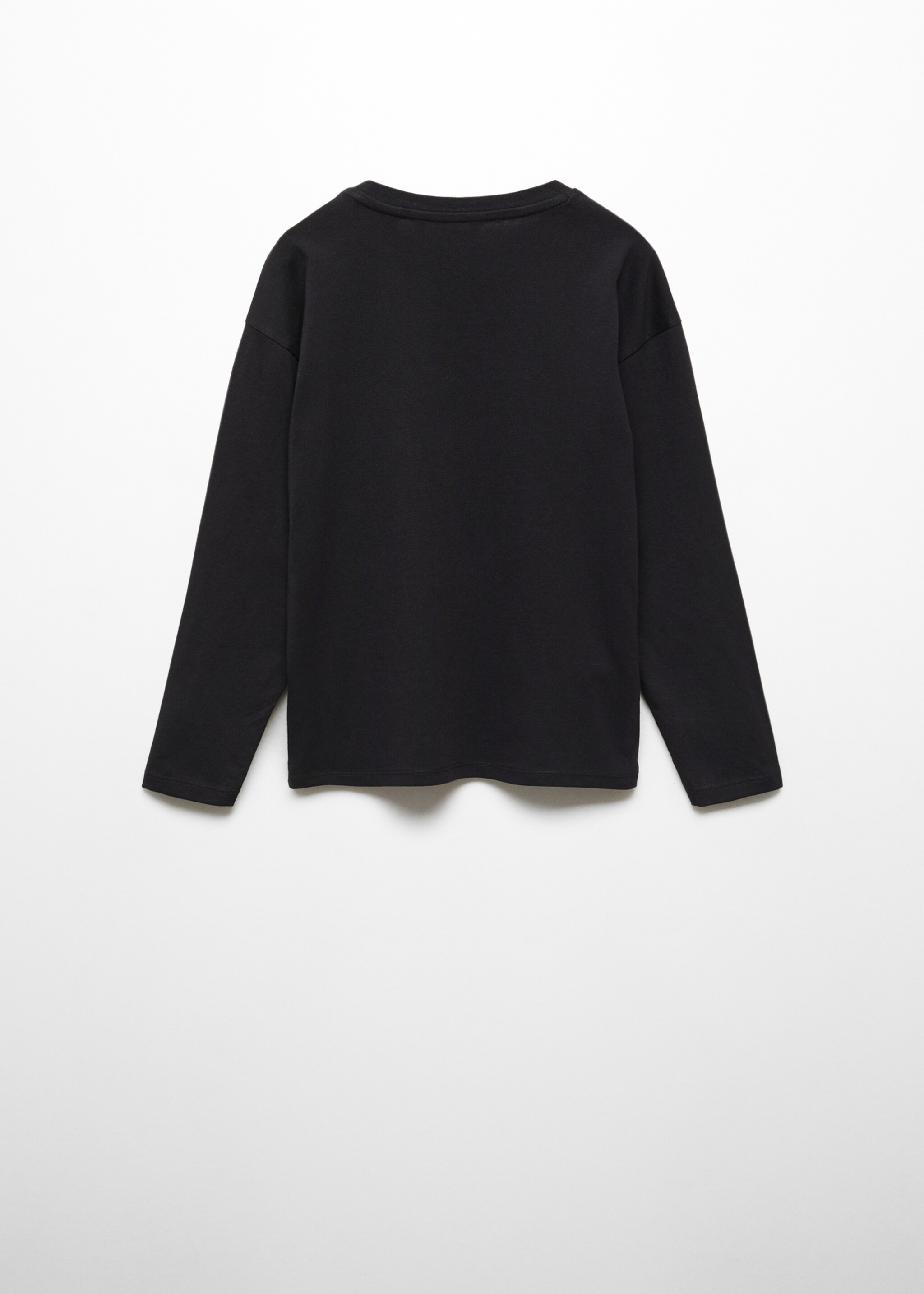 Superhero cotton T-shirt - Reverse of the article, Black. Ref: 57096719-00.