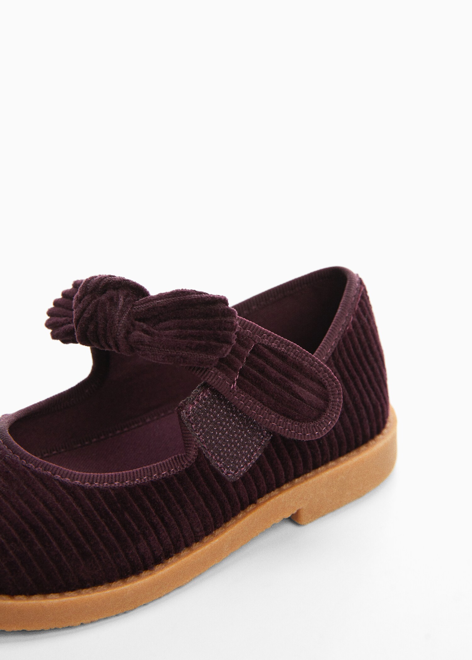 Shoes with corduroy bow - Details of the article 2