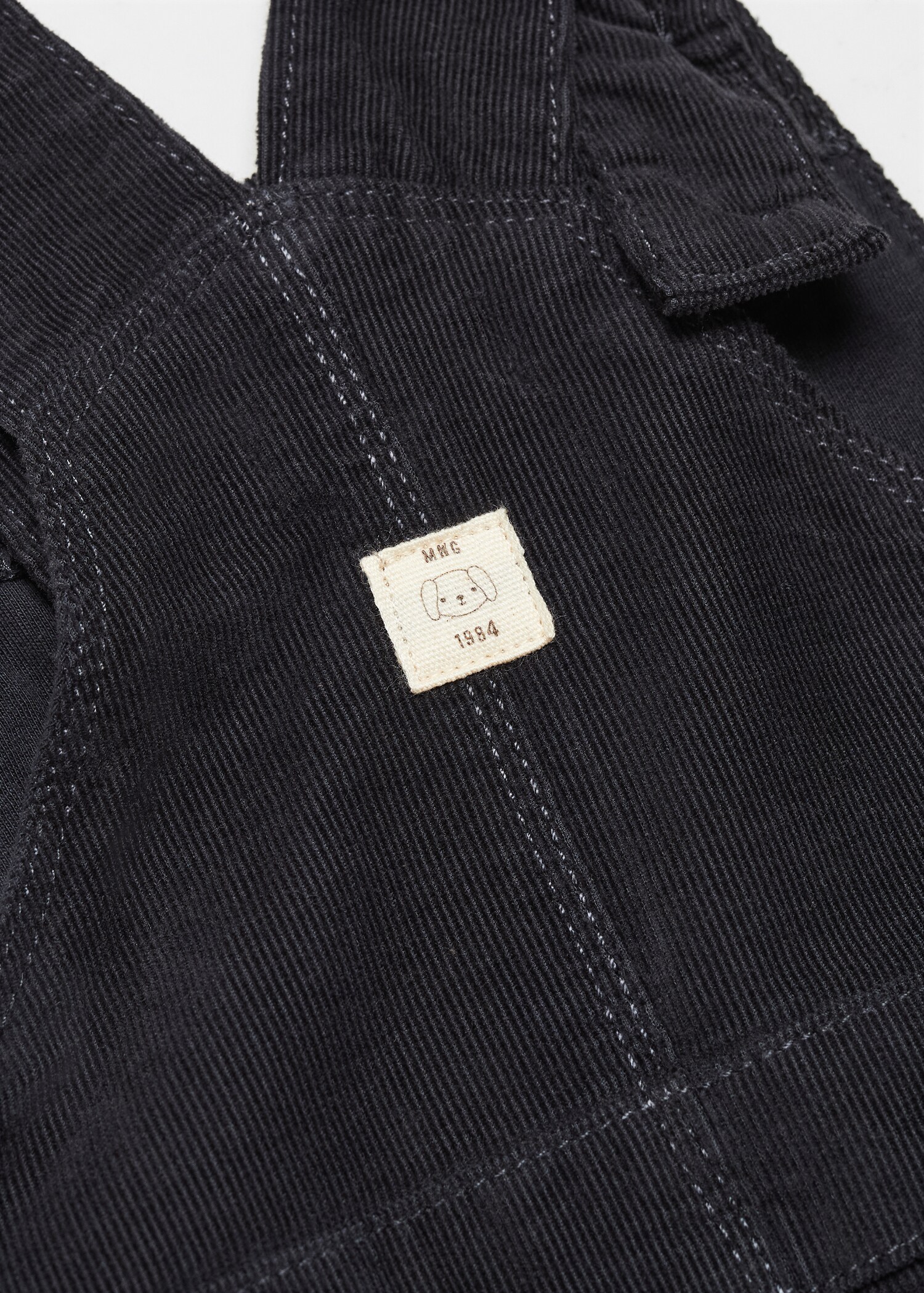 Long corduroy dungarees - Details of the article 8