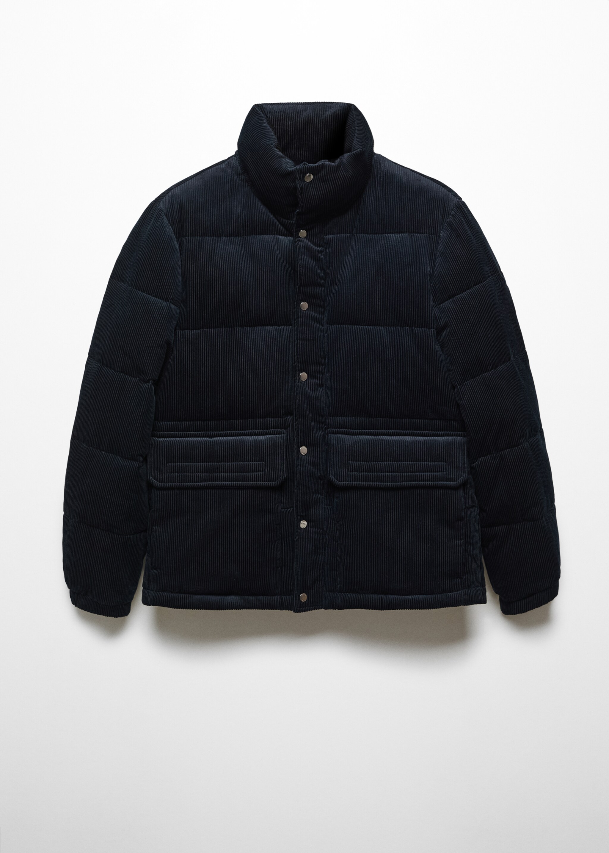 Corduroy thermoregulating anorak - Details of the article 0, Navy. Ref: 57097703-00.