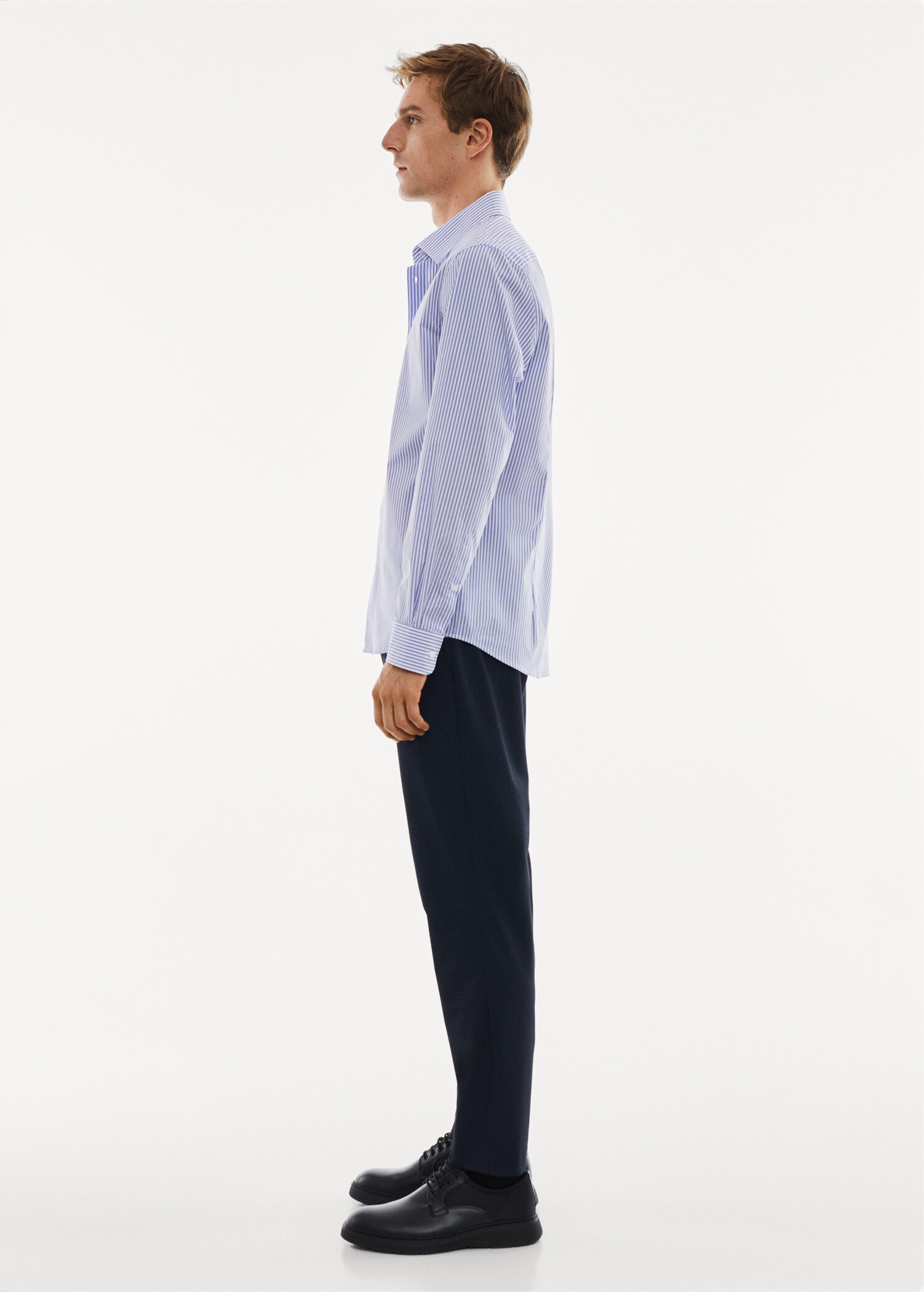 Camisa slim fit rayas tejido stretch - Detalle del artículo 2