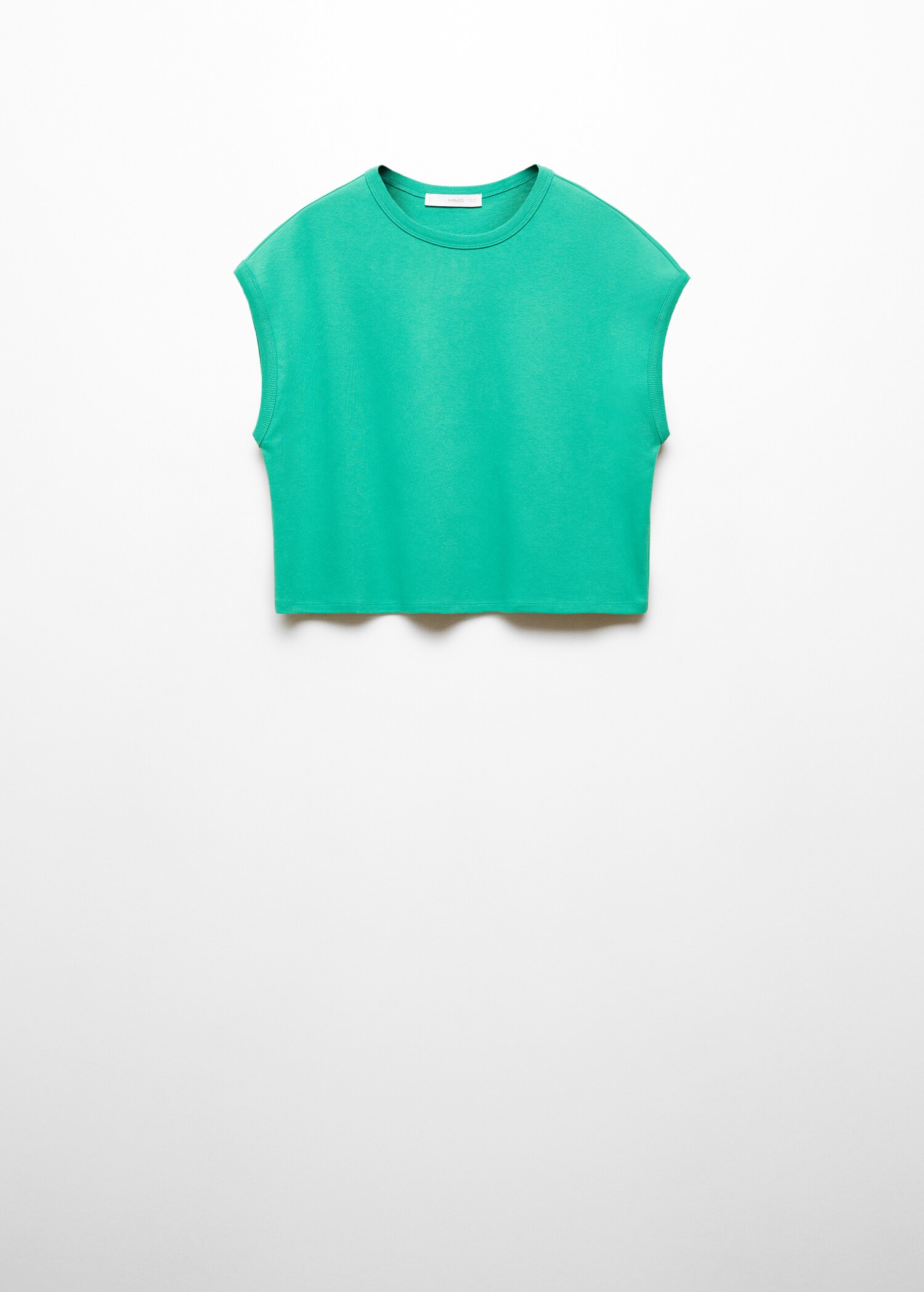 Ärmelloses Baumwoll-T-Shirt - Artikel ohne Model