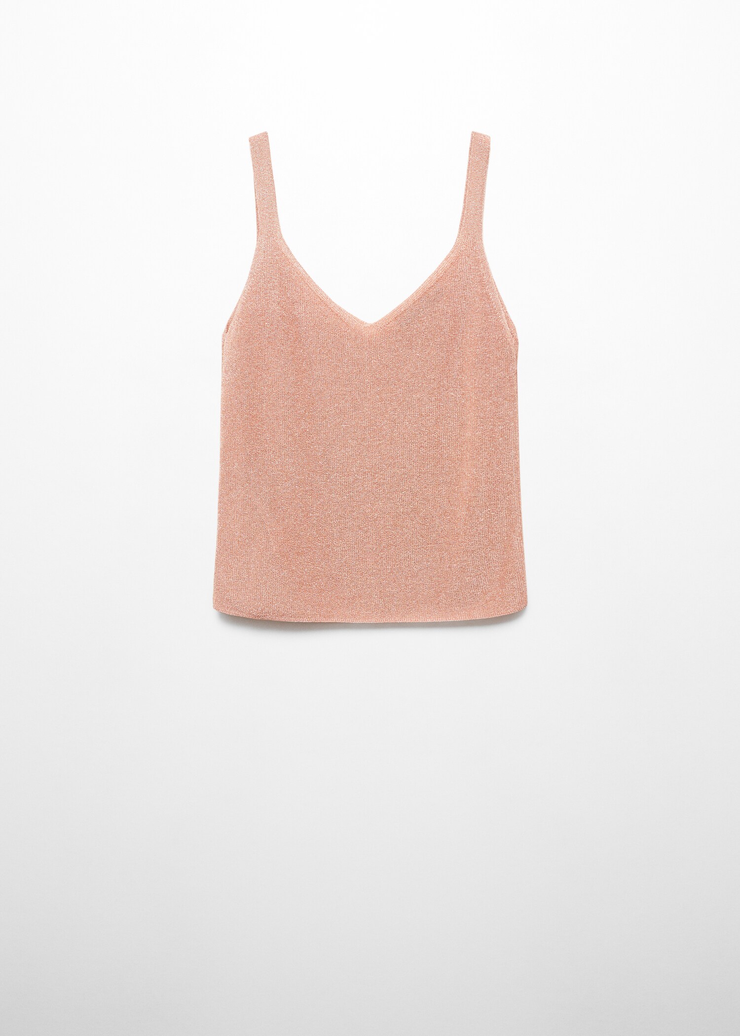 Stickad topp lurex - Artikel utan modell
