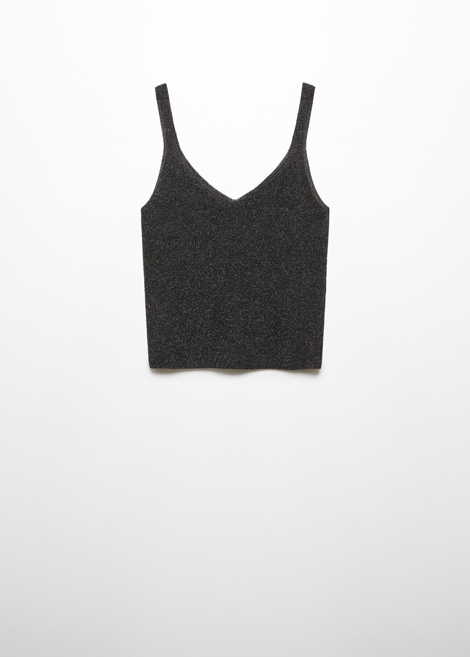 Stickad topp lurex - Artikel utan modell