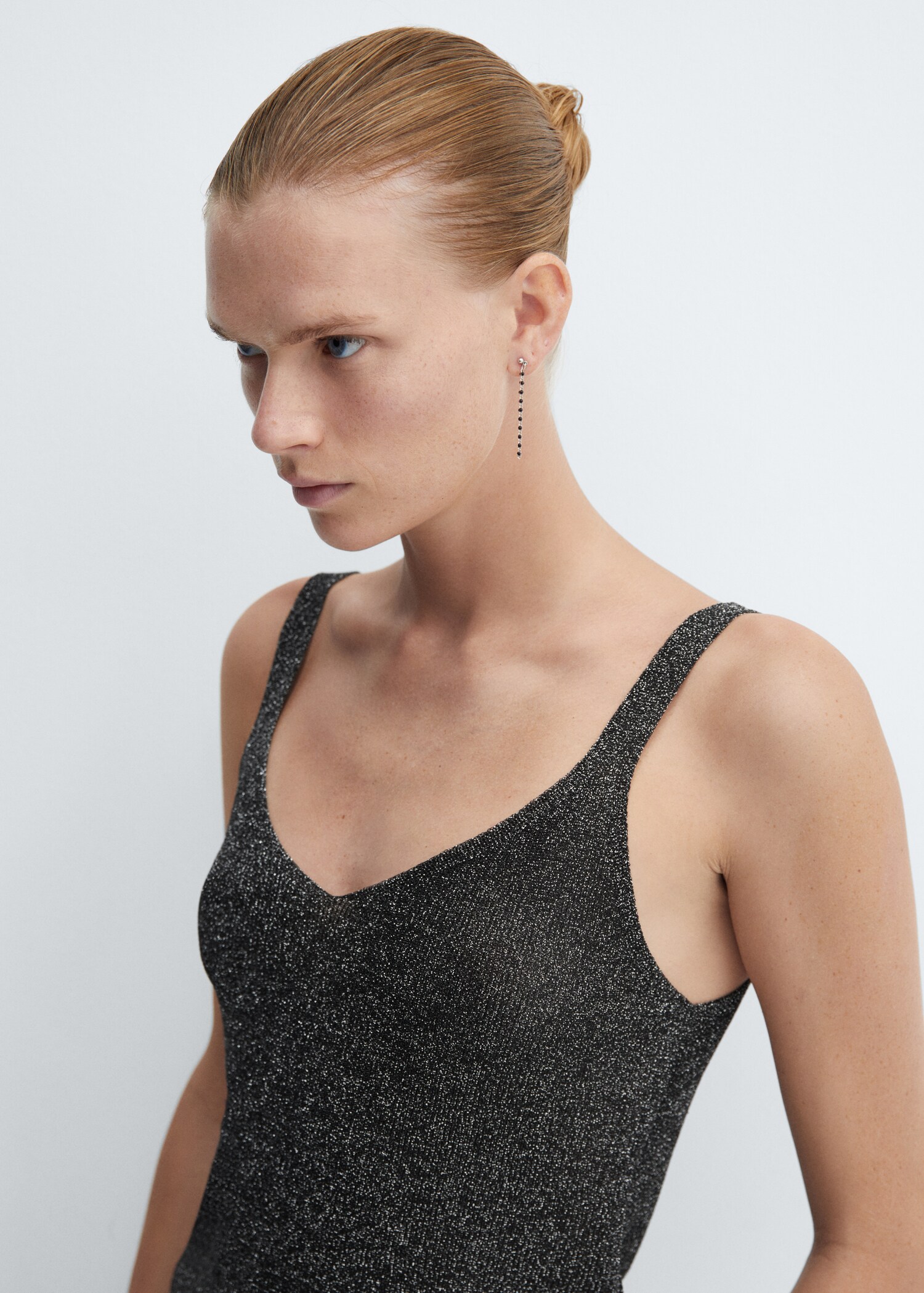 Stickad topp lurex - Detaljer om artikeln 1