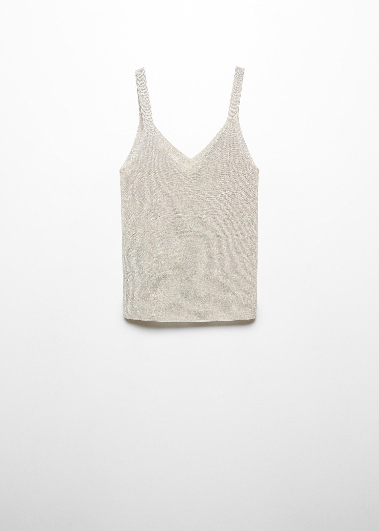 Stickad topp lurex - Artikel utan modell
