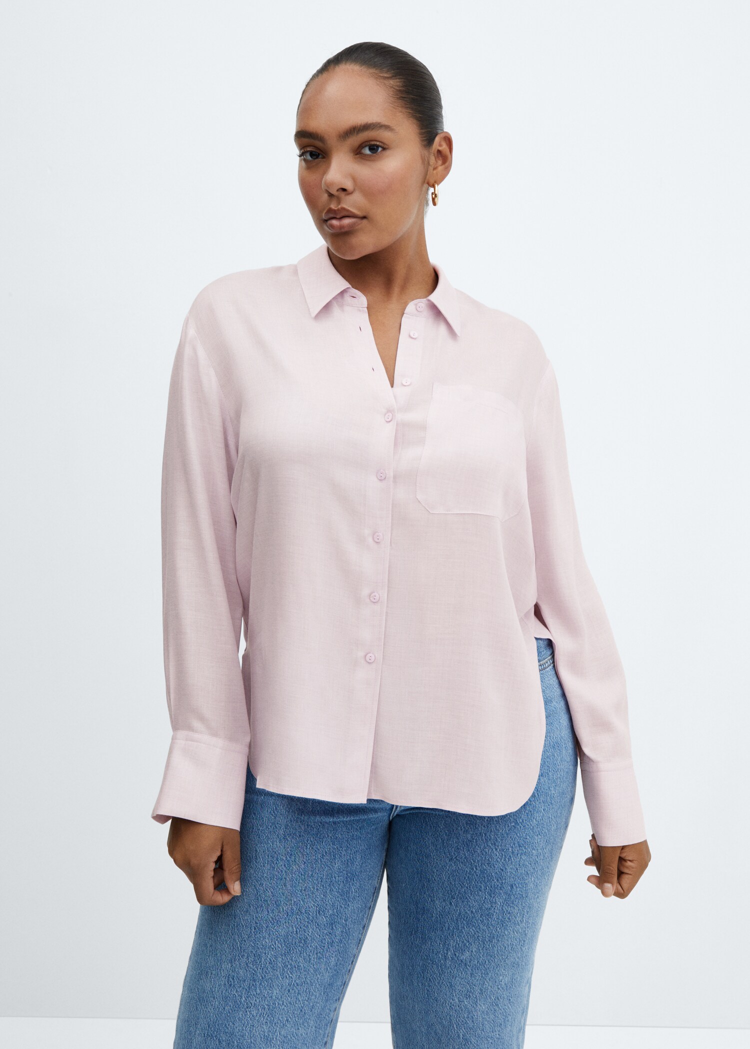 Pocket flowy shirt - Details of the article 5