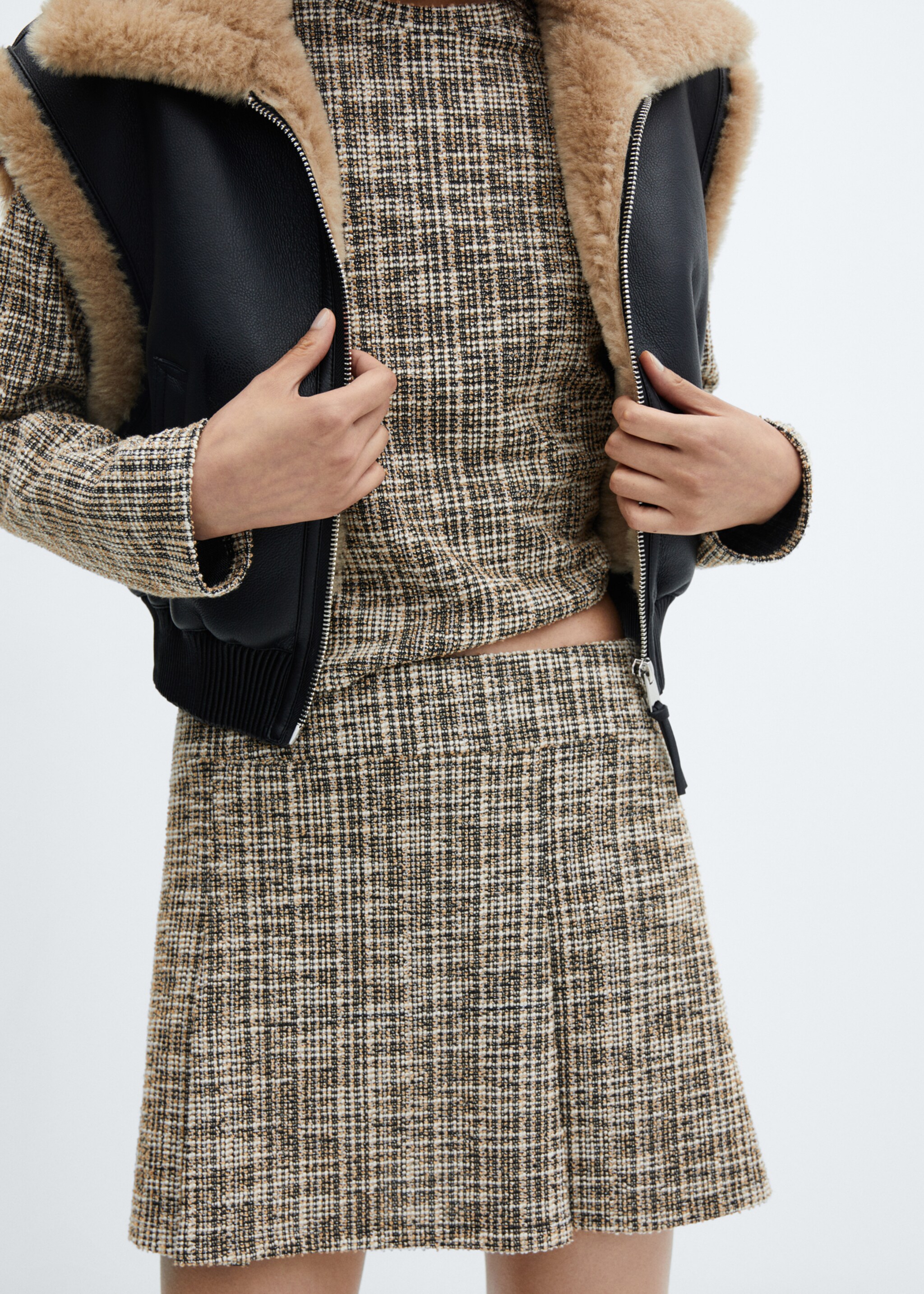 Jupe tweed chinée - Détail de l'article 1