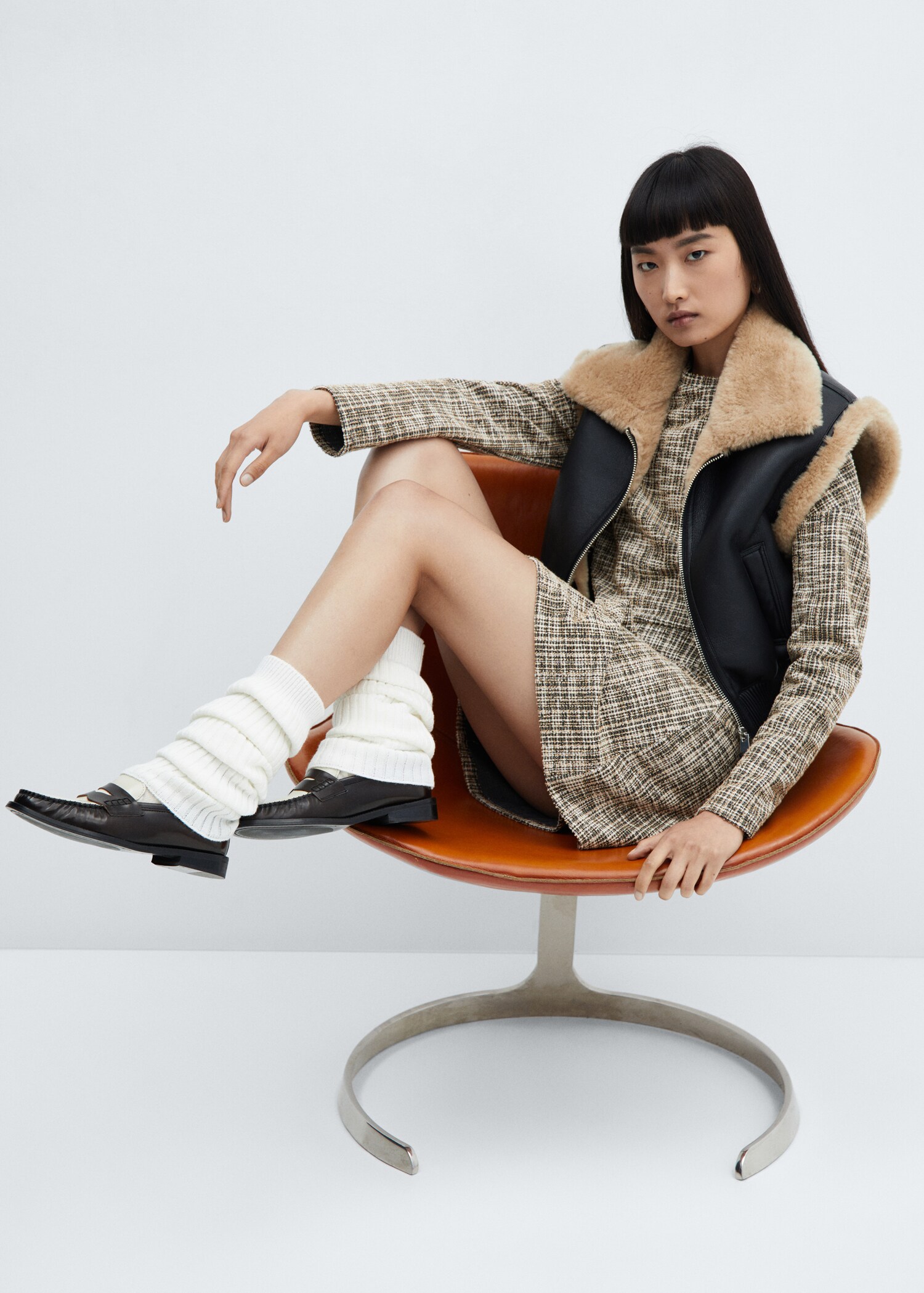 Marbled tweed skirt - Details of the article 2