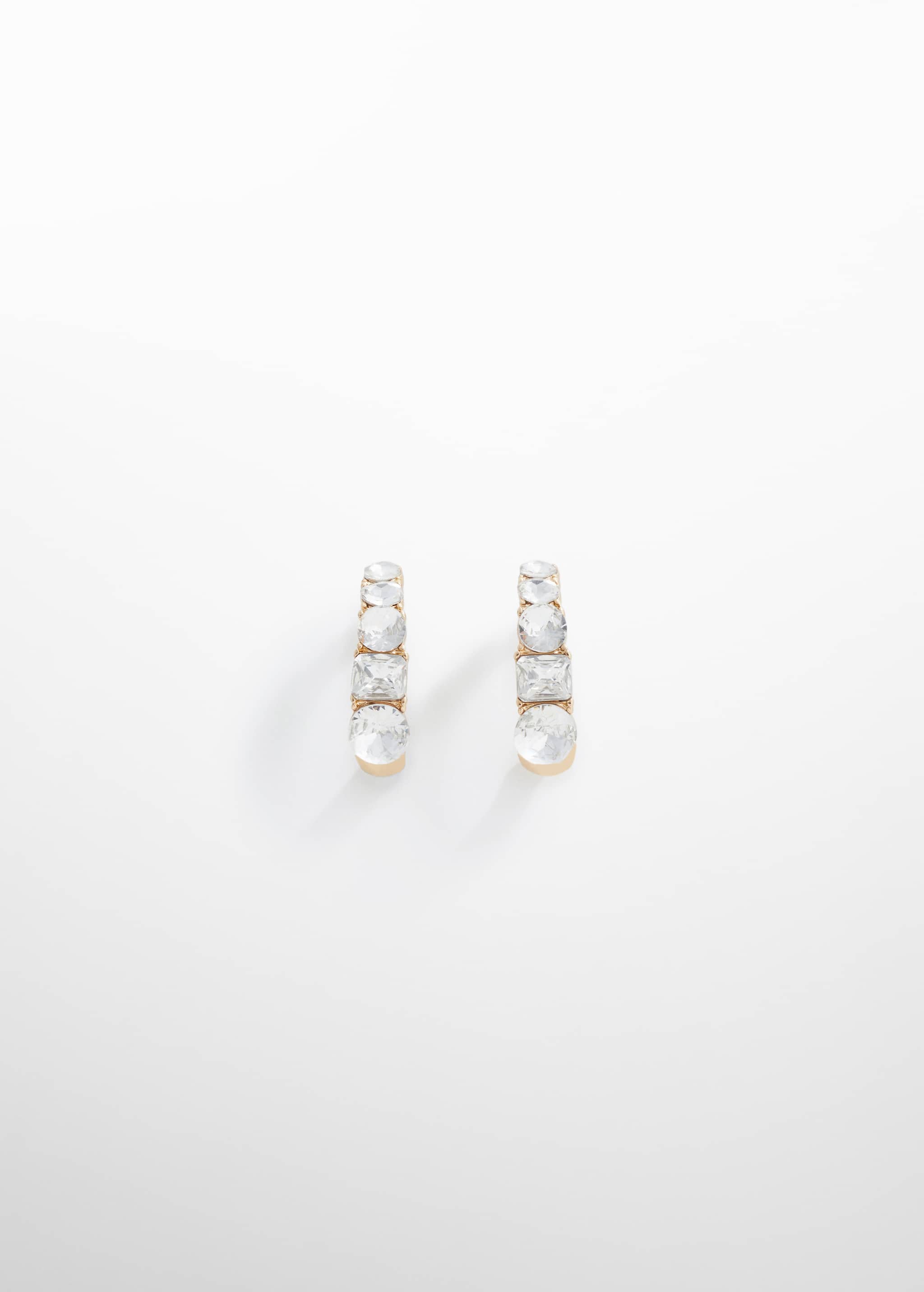 Crystal hoop earrings - Article without model