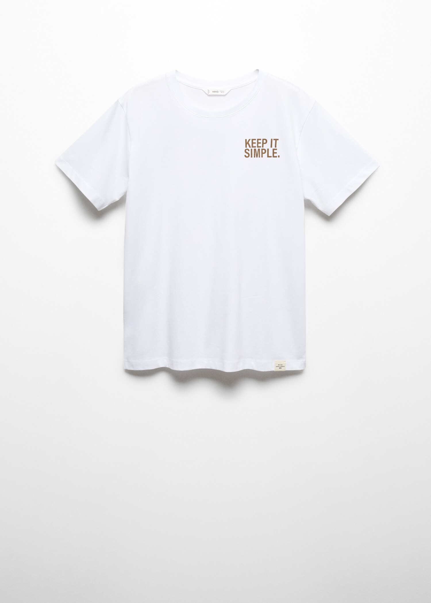 Camiseta mensaje estampado - Artículo sin modelo