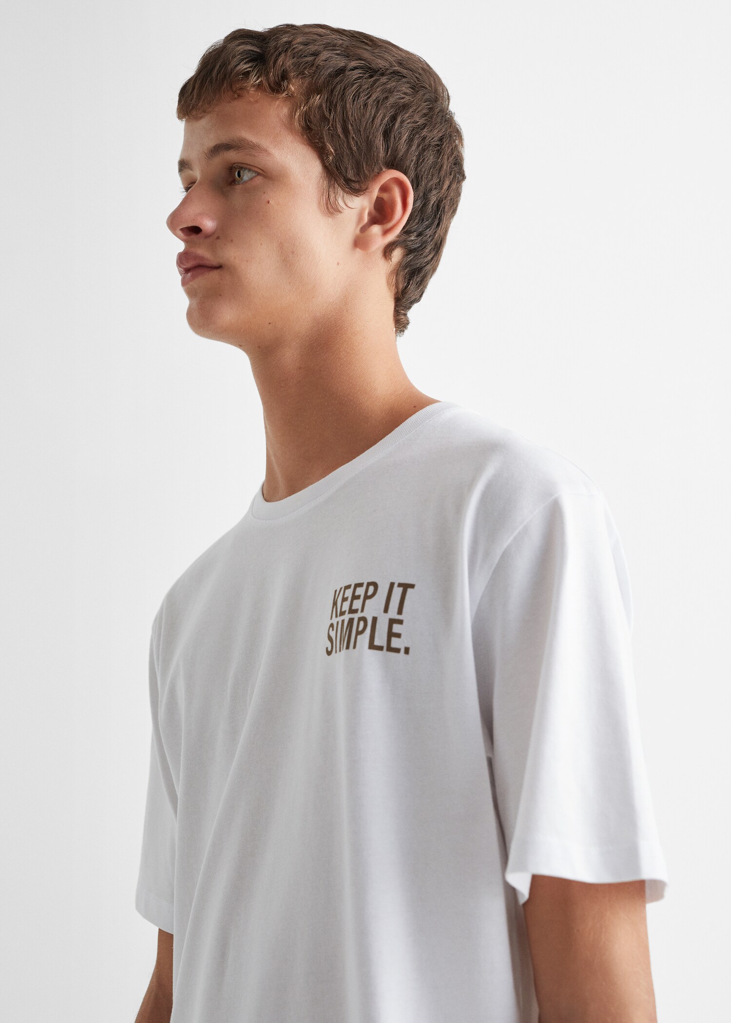 Camiseta mensaje estampado - Detalle del artículo 1