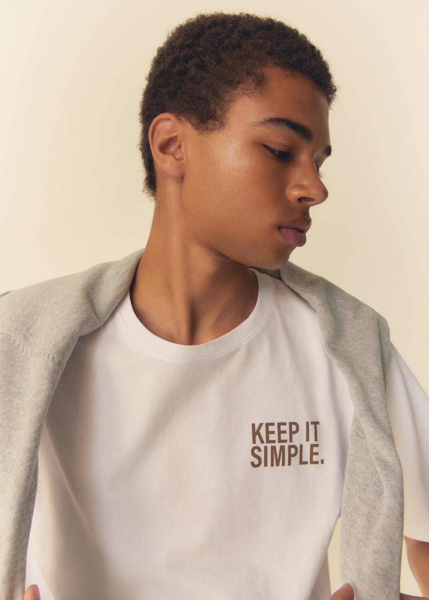 Camiseta mensaje estampado - Detalle del artículo 5