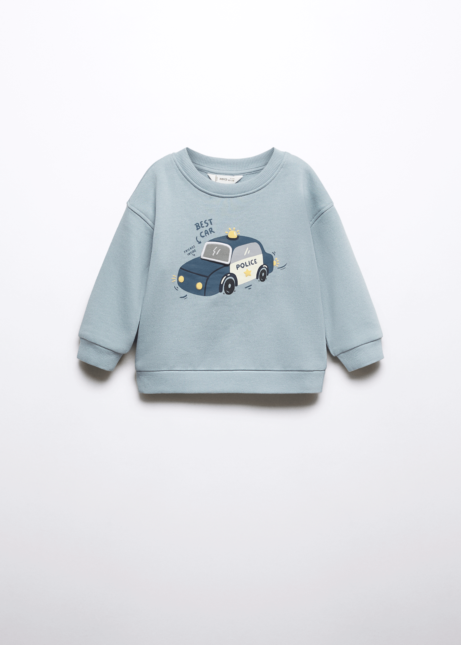 Gemustertes Baumwoll-Sweatshirt - Detail des Artikels 6